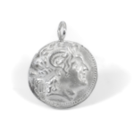 Argent tonic Large Coin Medallion