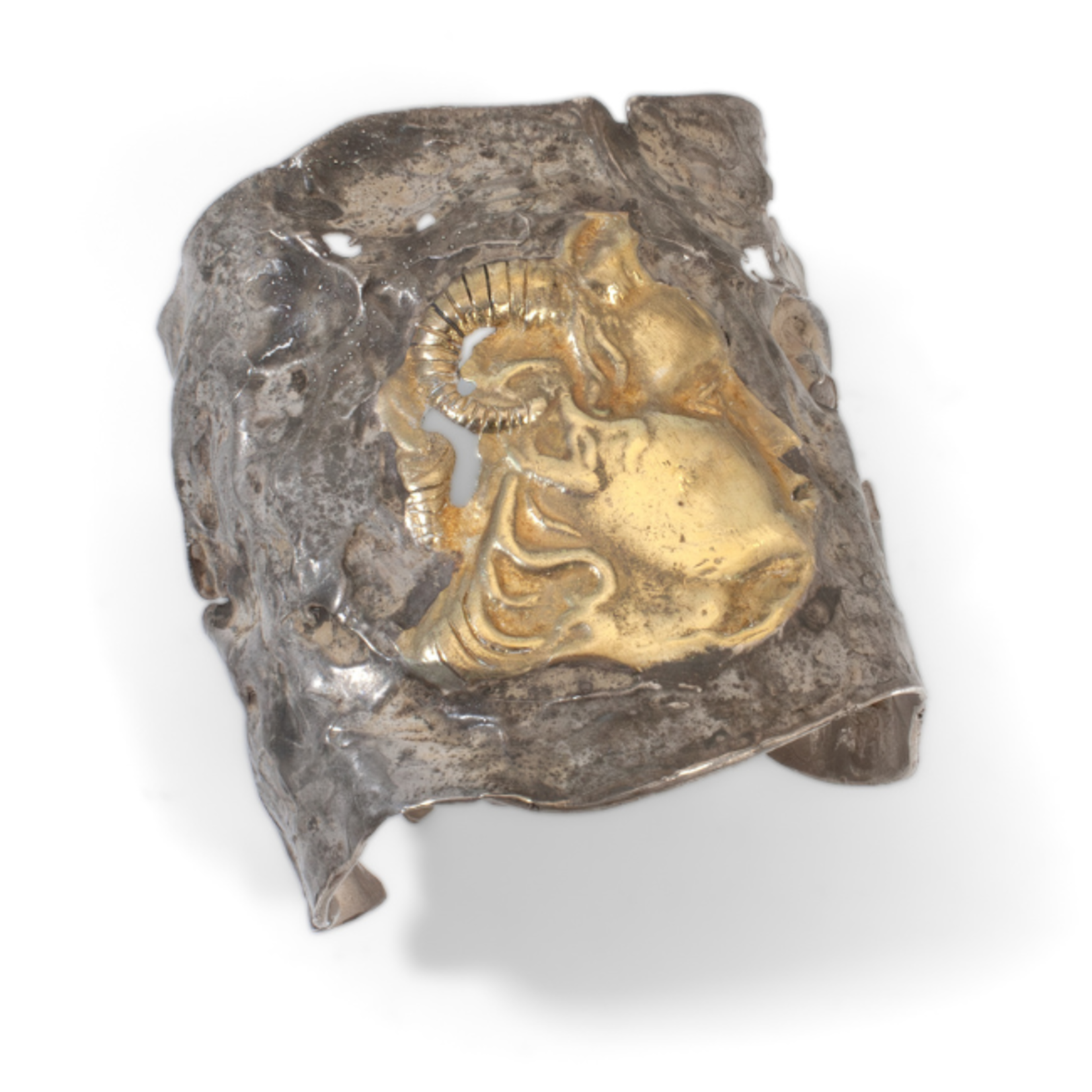 Argent tonic Roman Coin Cuff