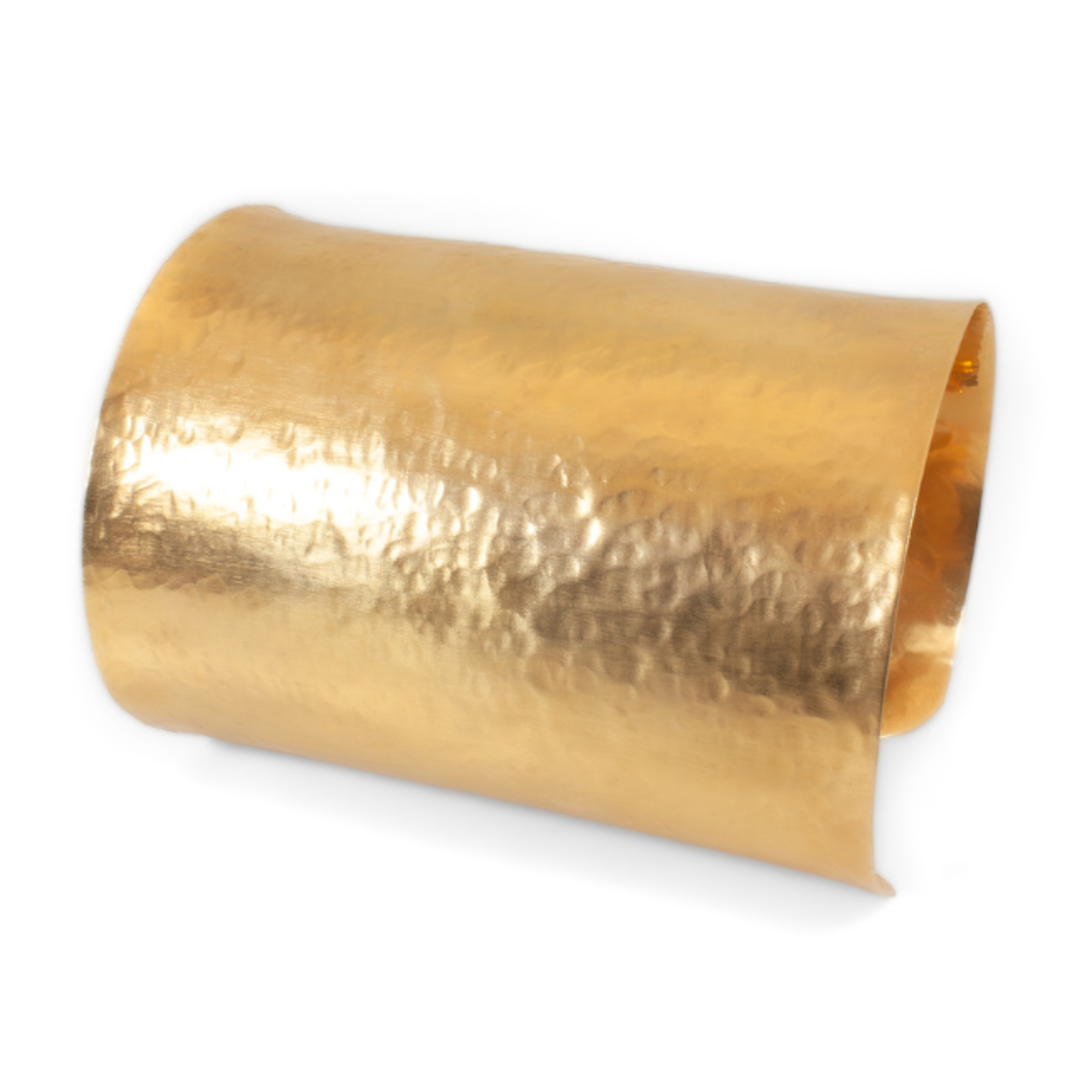 Argent tonic Hammered Cuff Bracelet - Vermeil