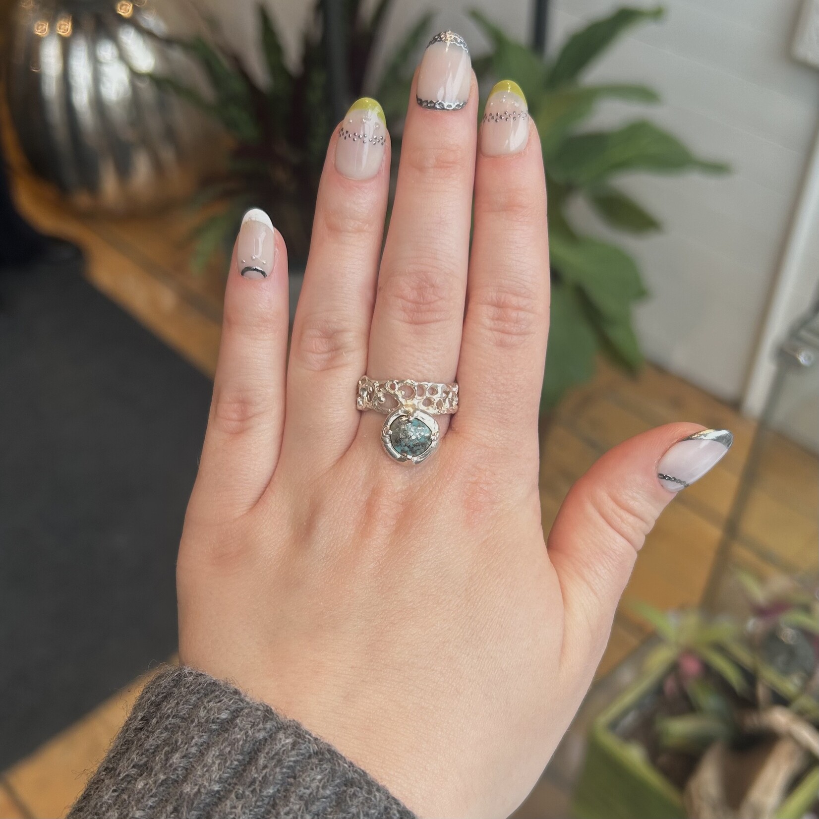 Argent tonic Turquoise Ring - Silver