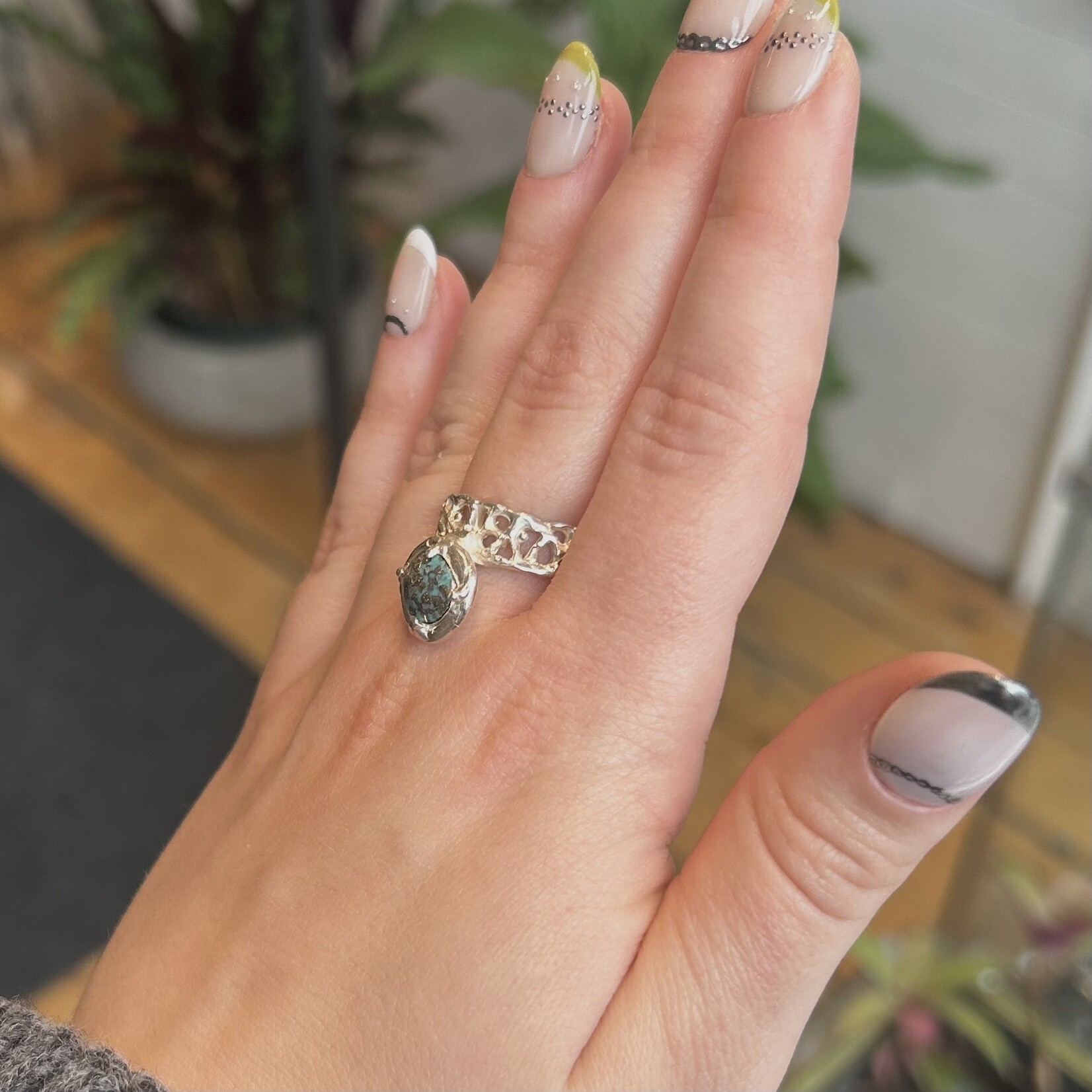 Argent tonic Bague Turquoise - Argent