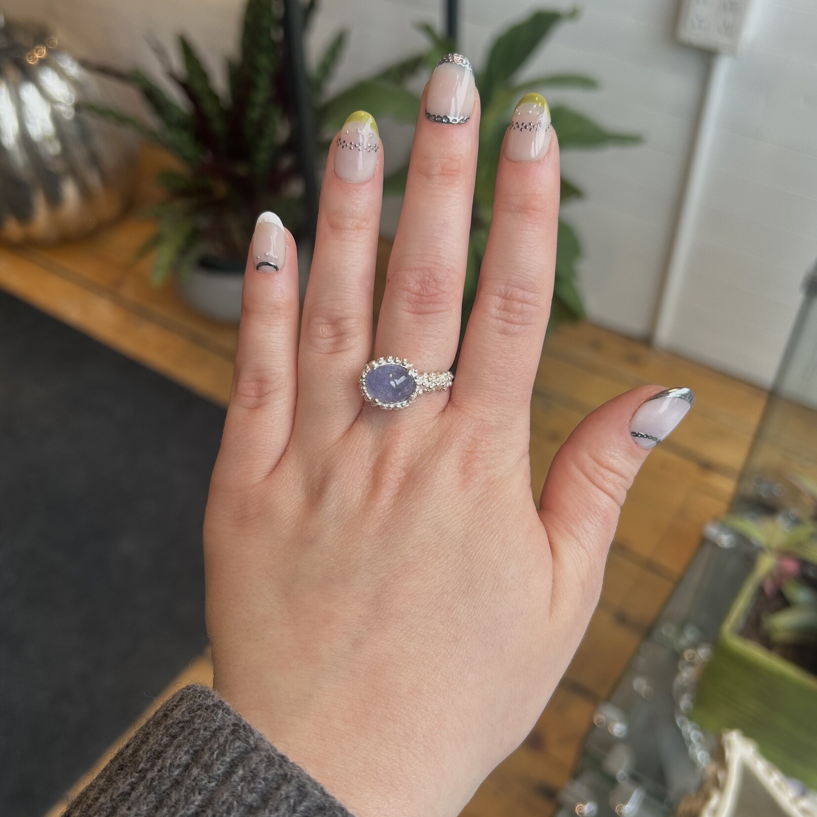 Argent tonic Bague Tanzanite - Argent