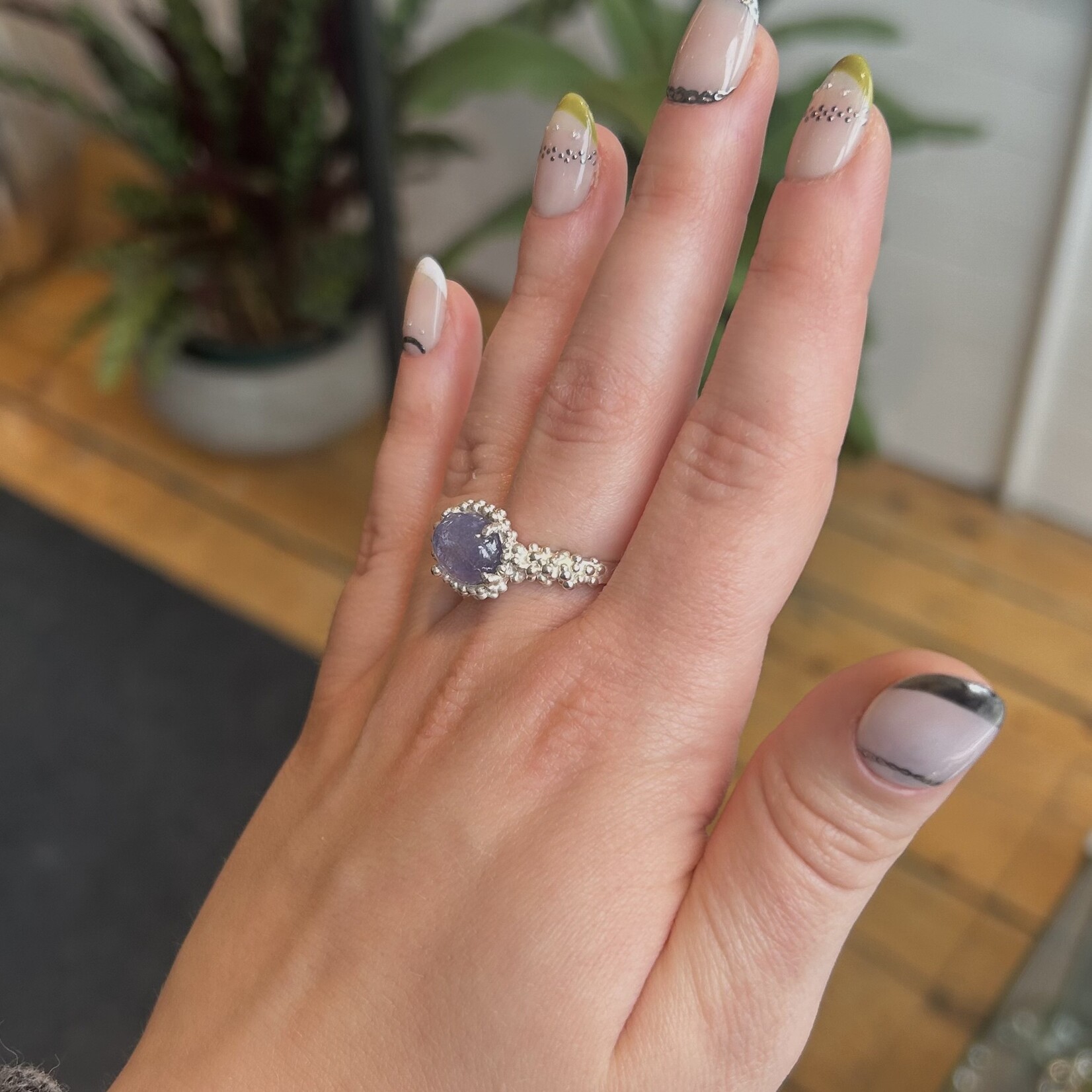Argent tonic Bague Tanzanite - Argent