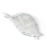 TEGO Pendentif Poisson Motif - Argent