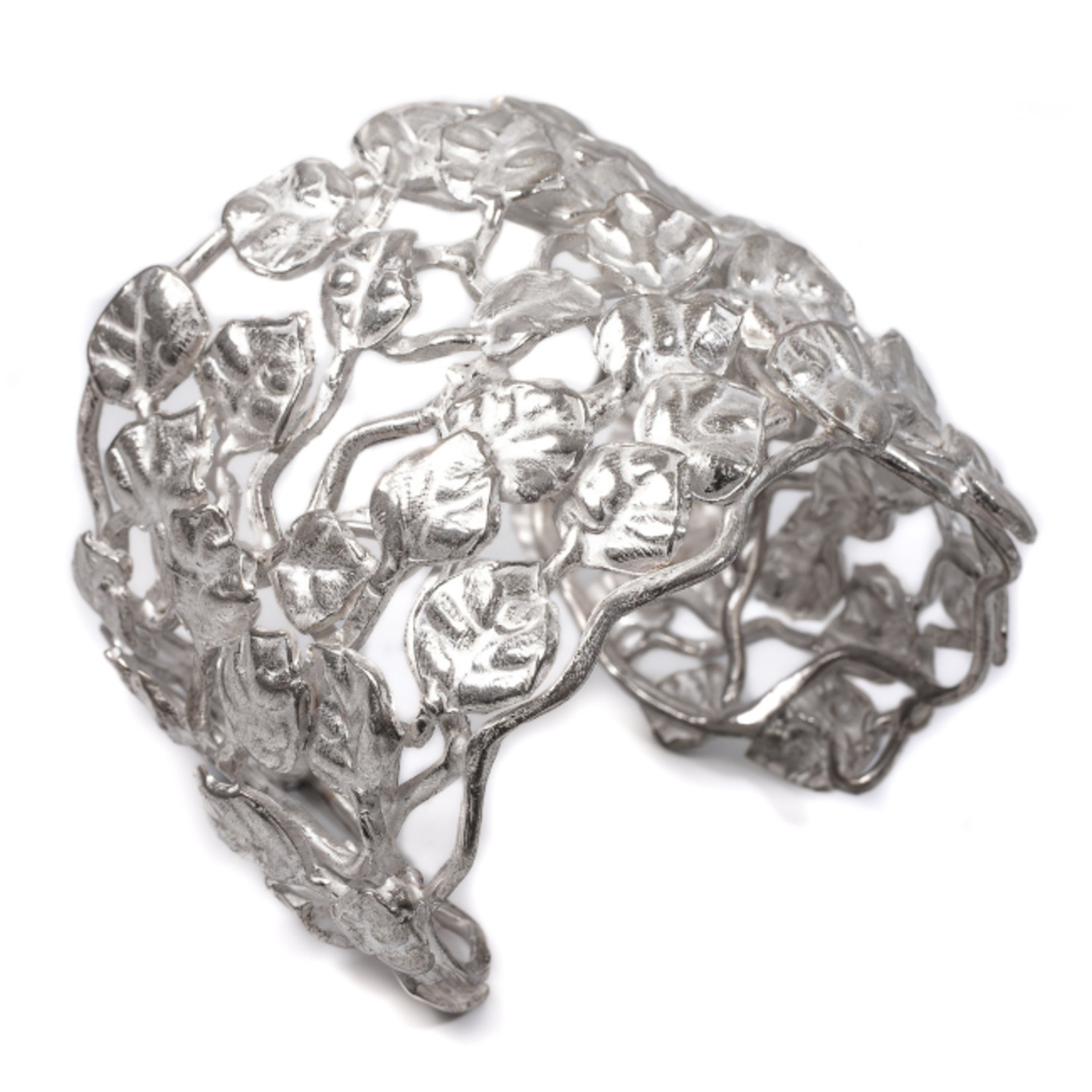 Argent tonic Leaf Cuff Bracelet - Silver