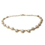 Argent tonic Collier Perles Rondes - Vermeil