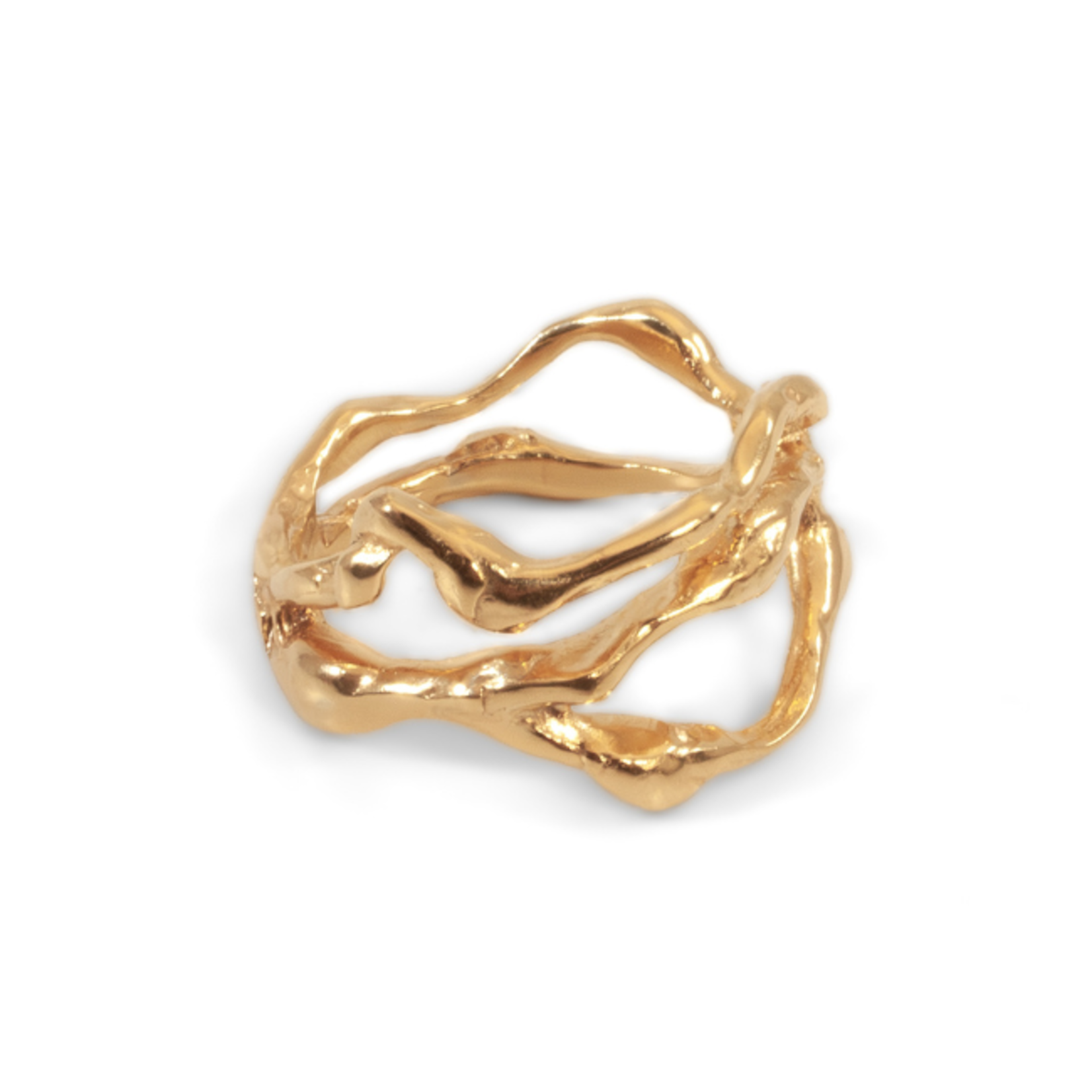 TEGO Large Liquid Ring - Gold