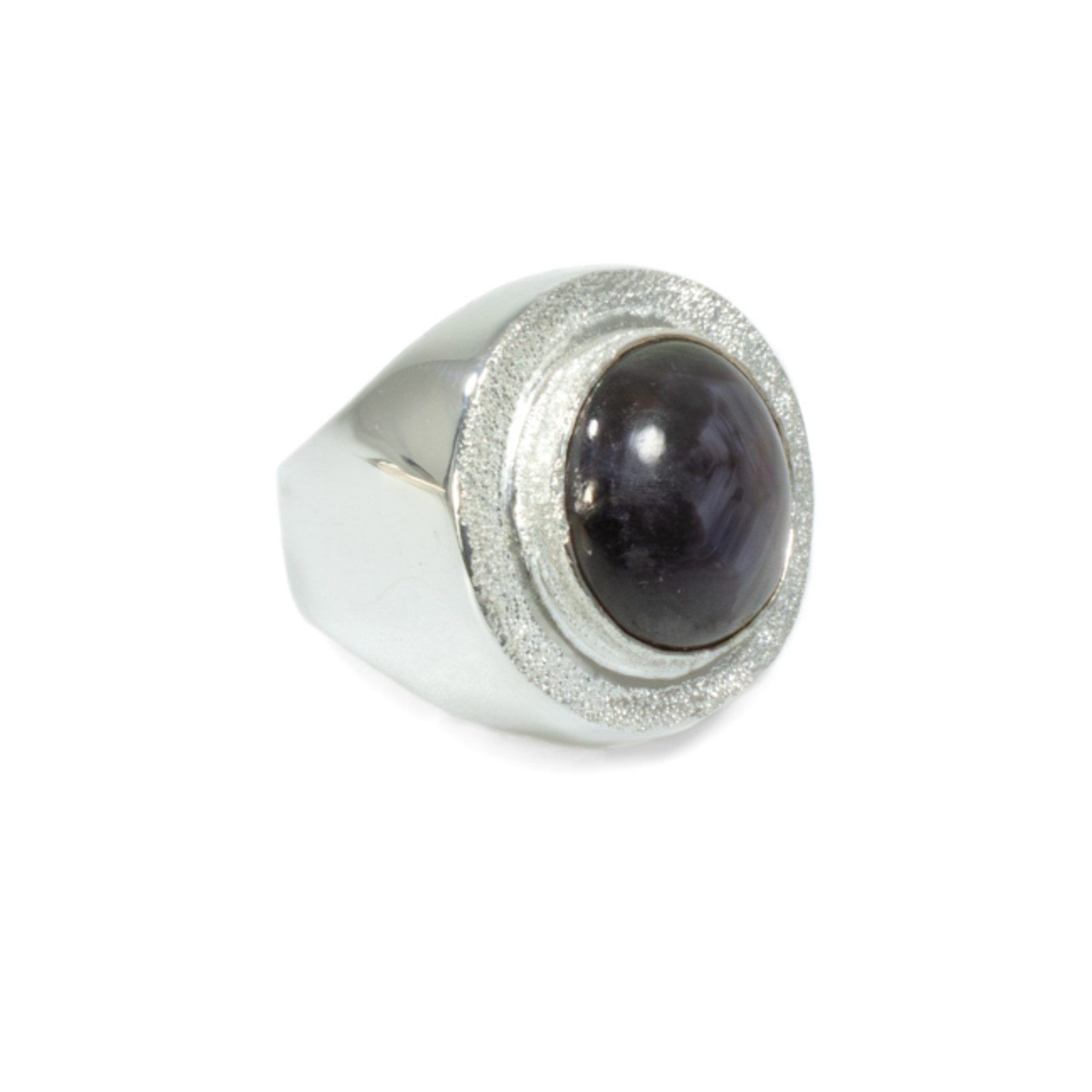 Argent tonic Bague Saphir Étoilé - Argent