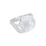 Argent tonic Bague Pierre de Lune - Argent
