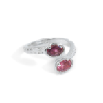 Argent tonic Tourmaline & Garnet Ring - Silver