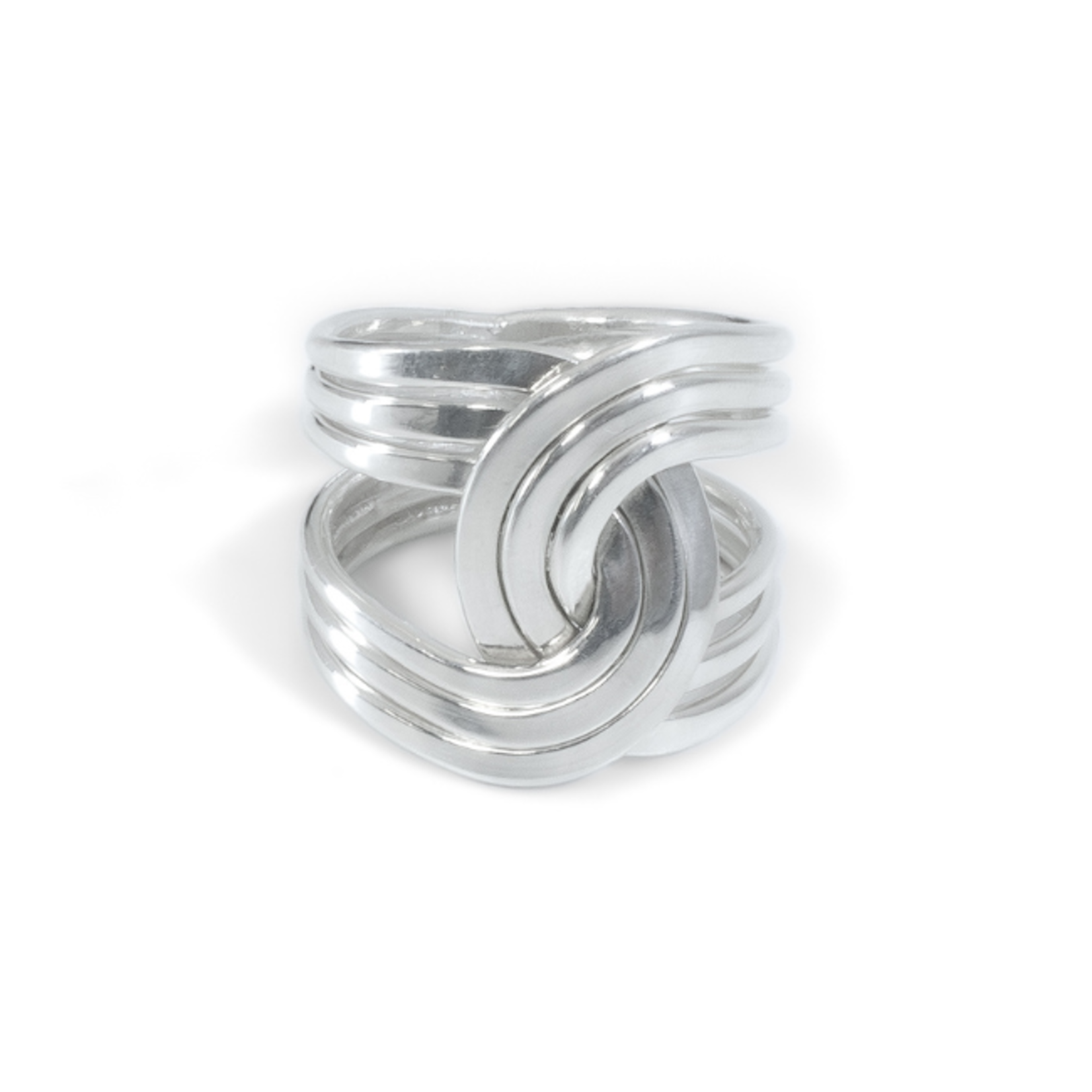 Argent tonic Bague Torsade - Argent