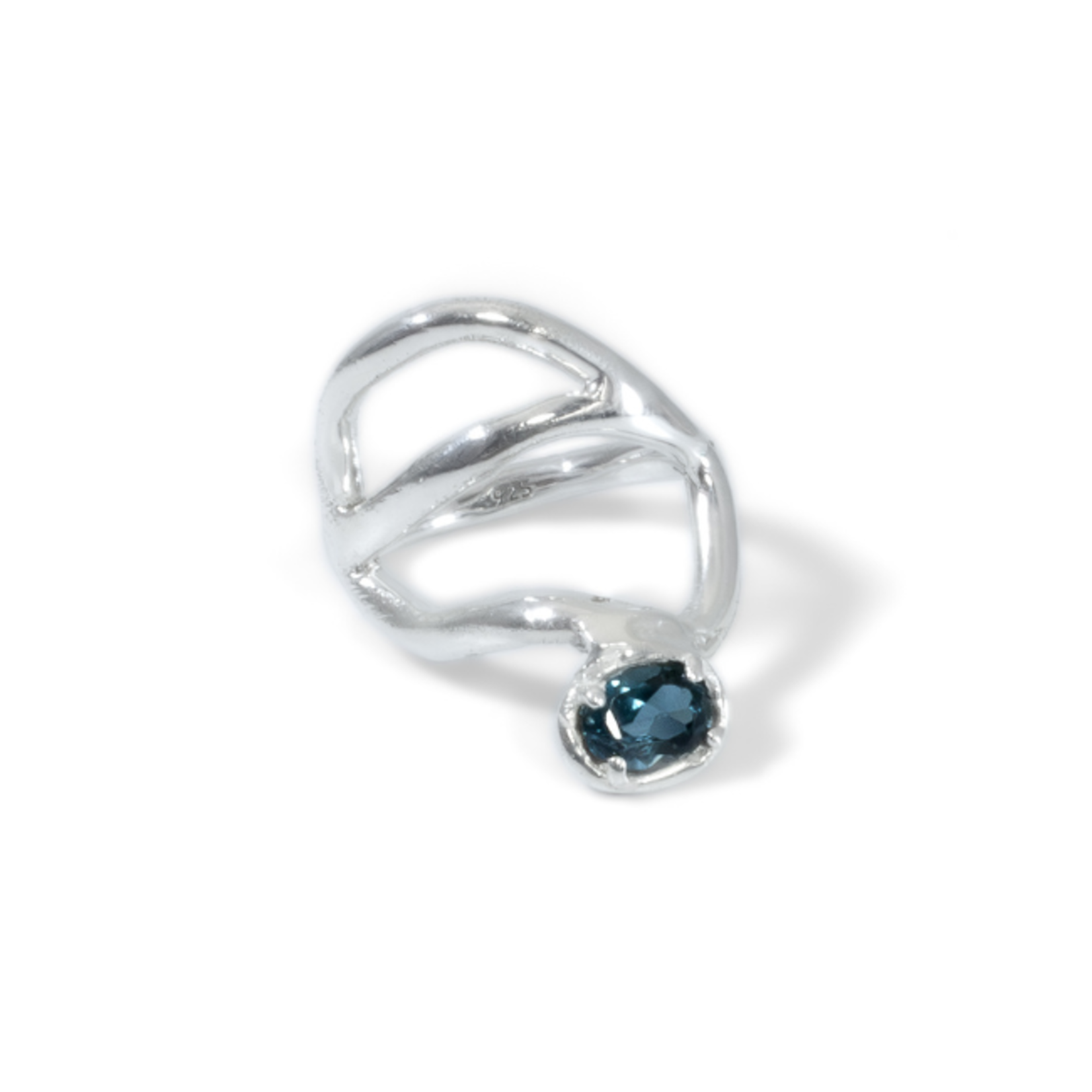 Argent tonic London Topaz Ring - Silver