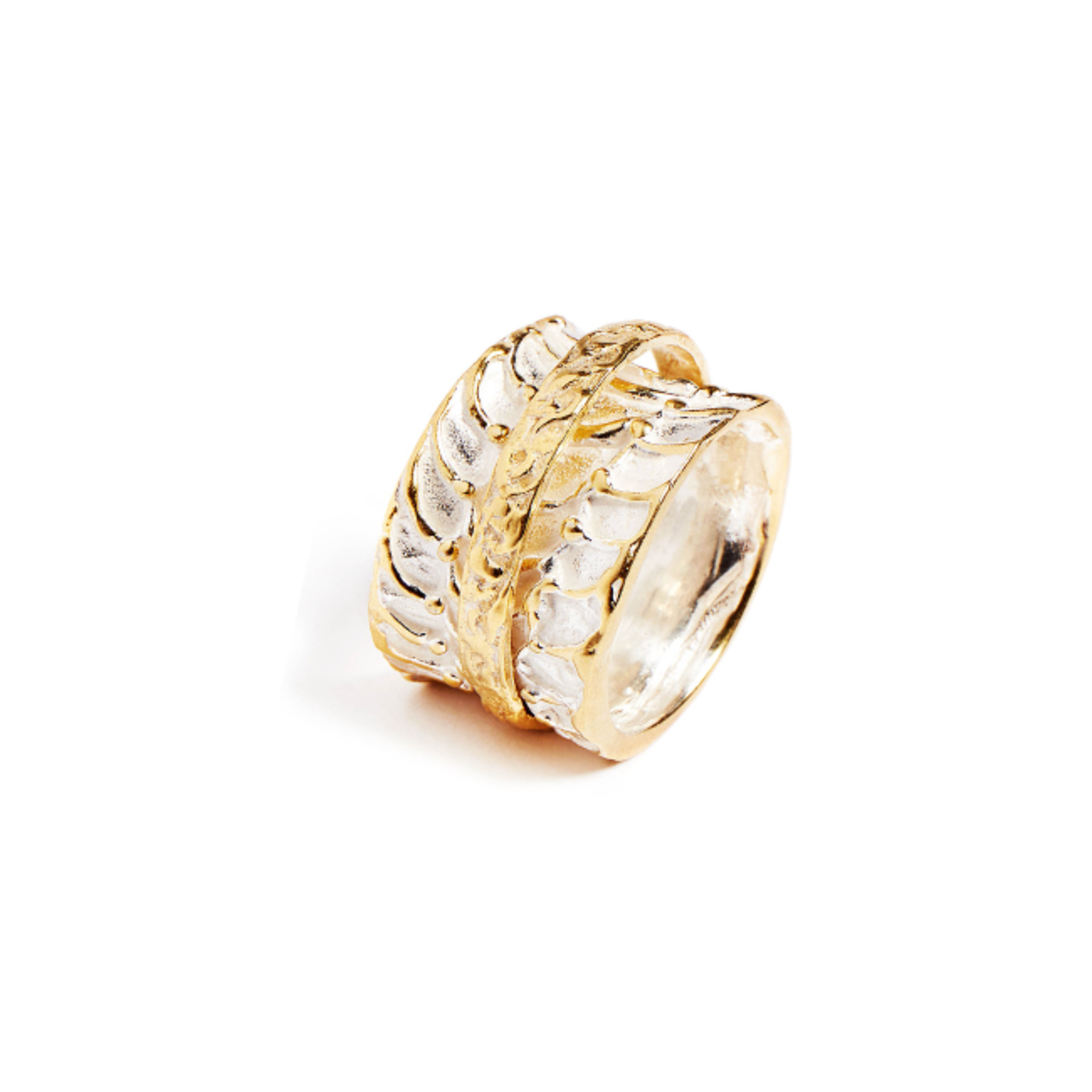 Argent tonic Mixed Metal Meditation Ring