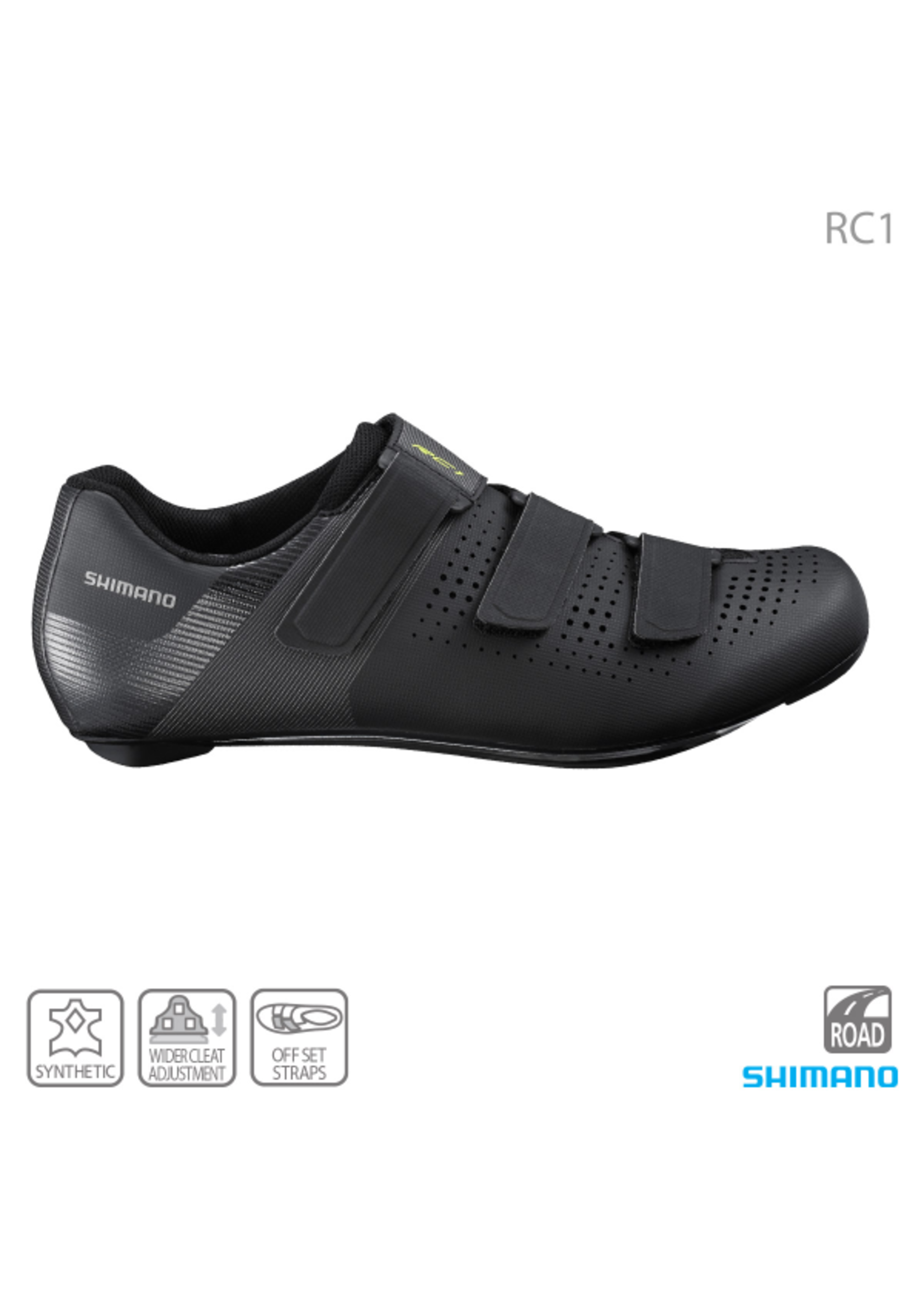 Shimano SHIMANO SH-RC100 Mens Road Shoes Black