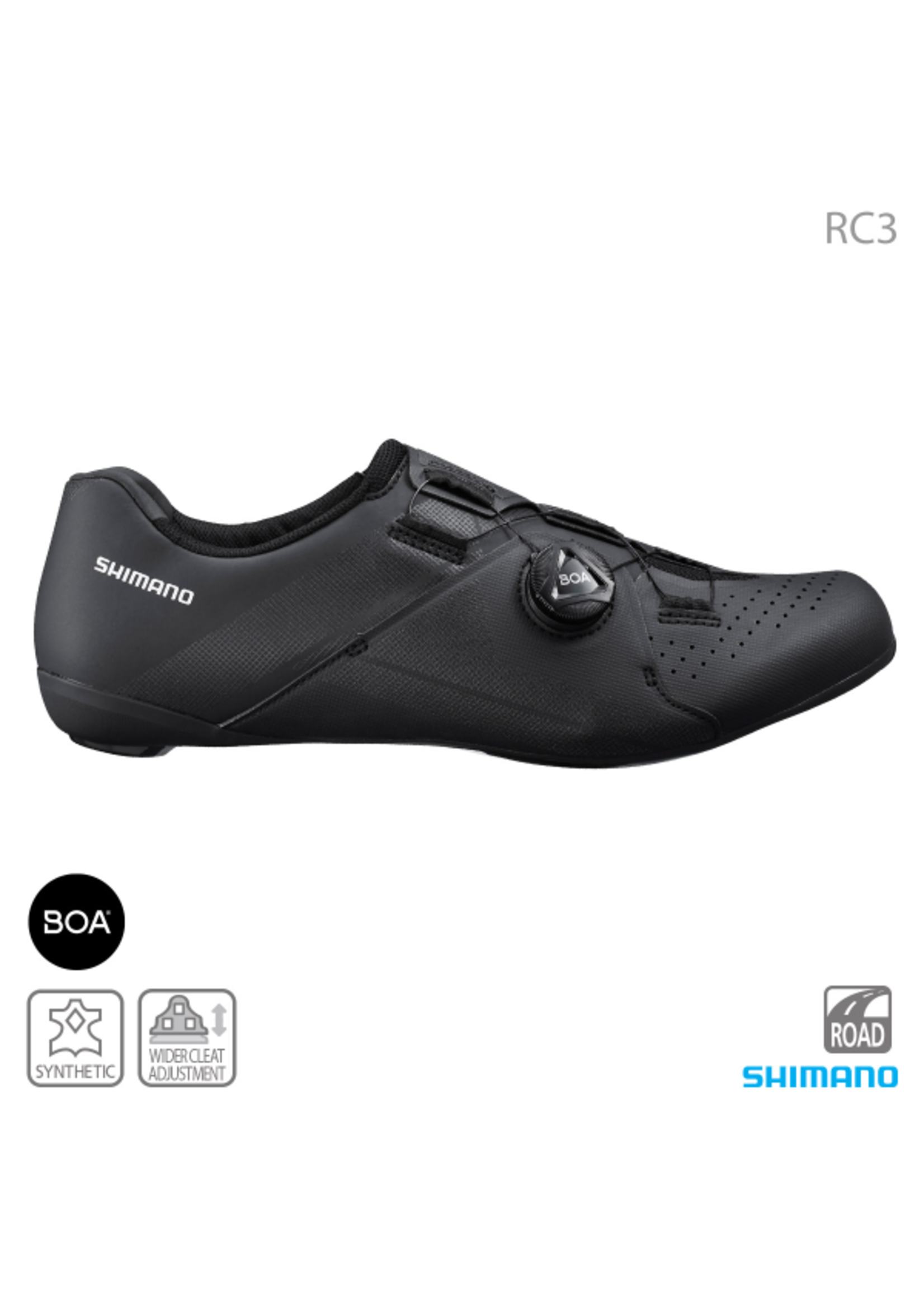 Shimano SHIMANO SH-RC300 Mens Road Shoes Black