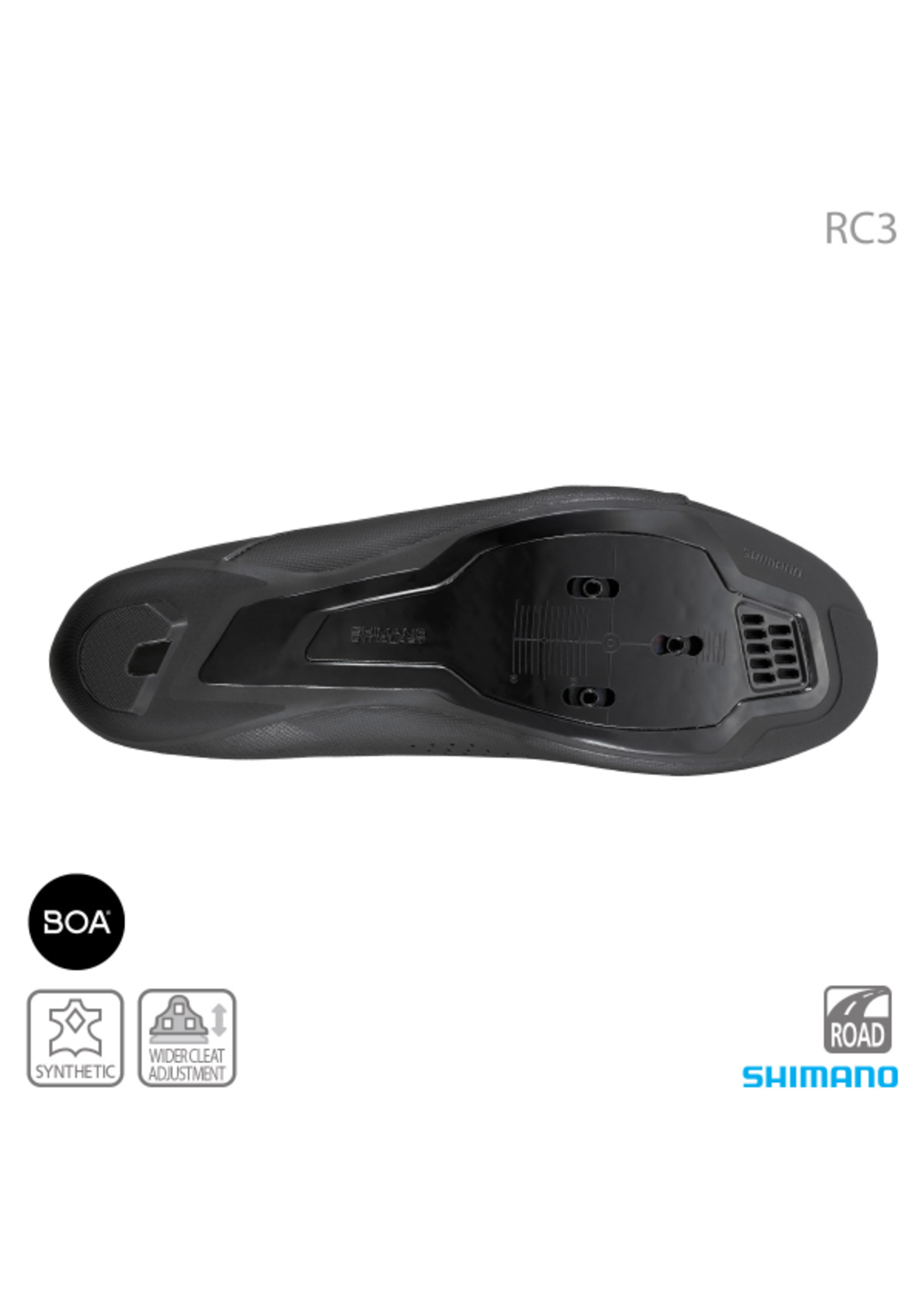 Shimano SHIMANO SH-RC300 Mens Road Shoes Black