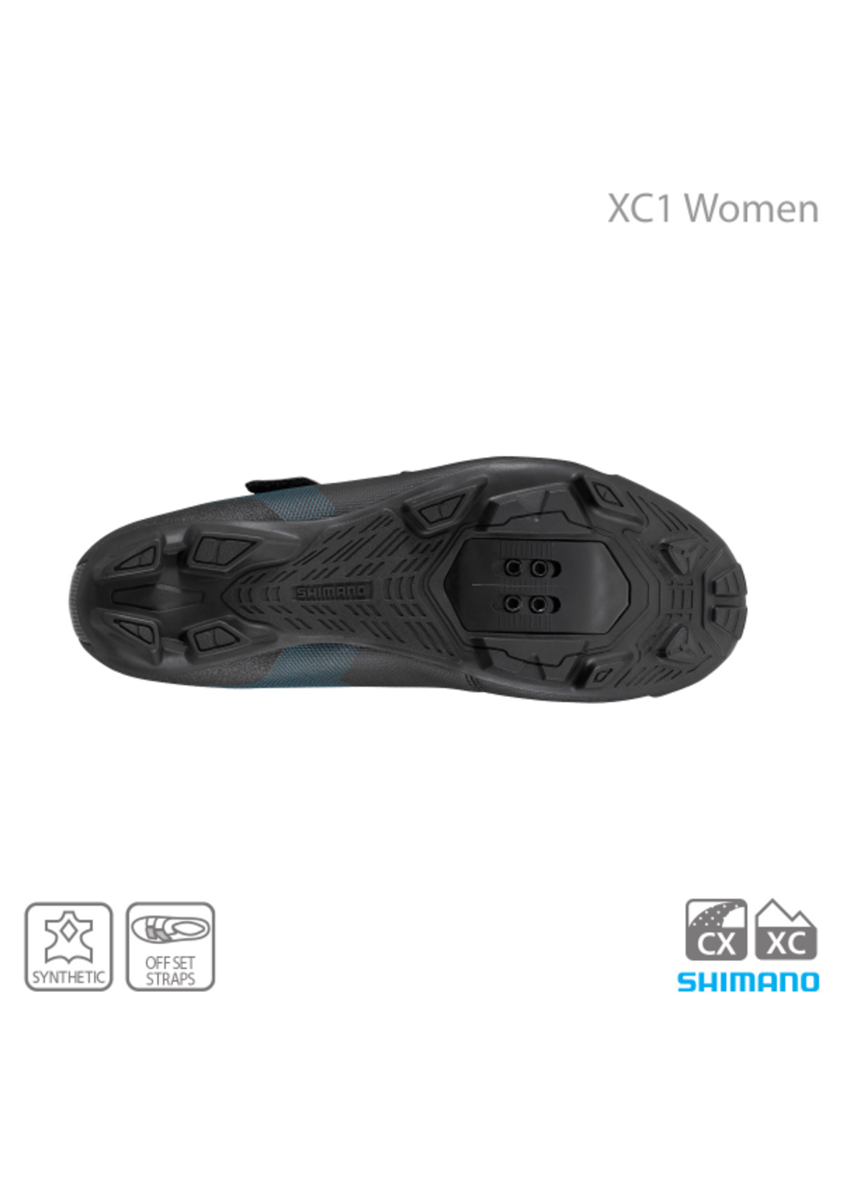 Shimano SHIMANO SH-XC100W Ladies MTB XC/CX Shoes Black