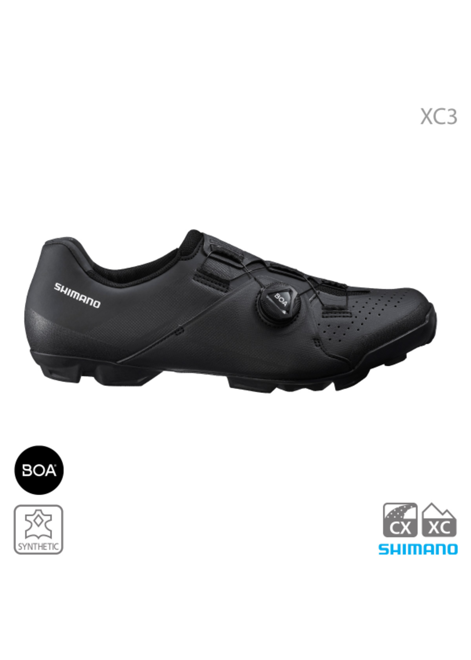Shimano SHIMANO SH-XC300 Mens MTB XC/CX Shoes Black