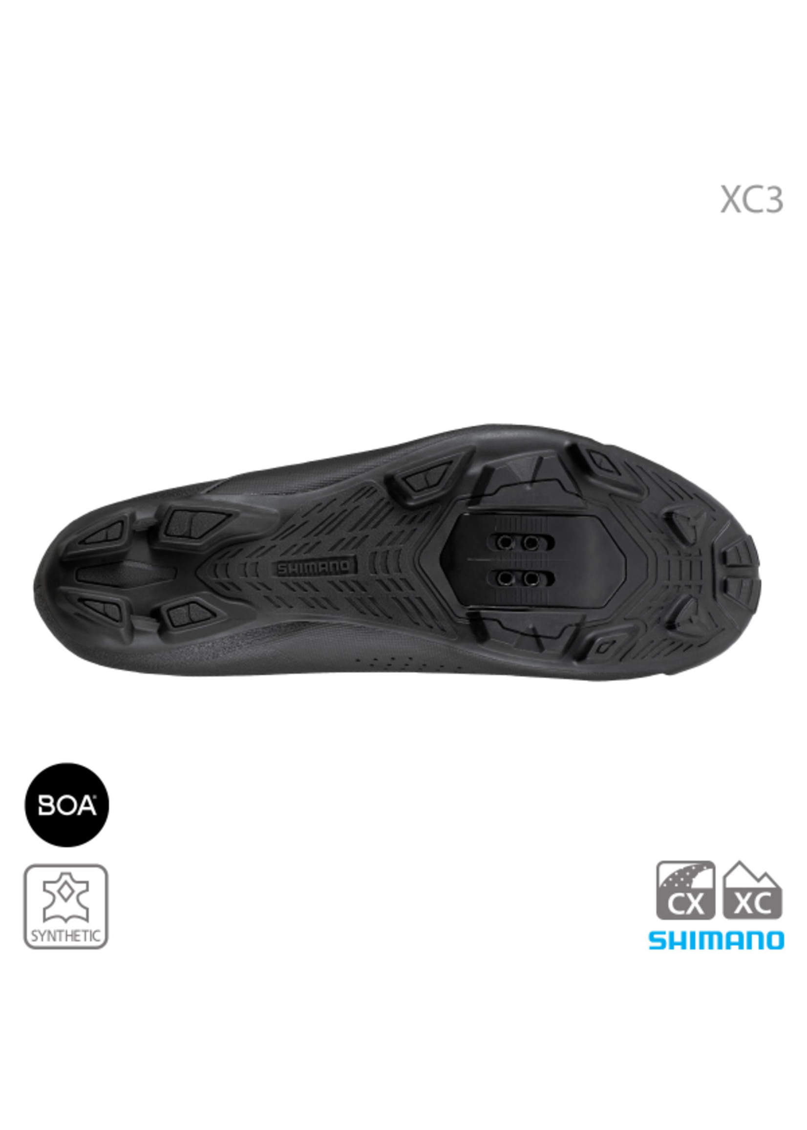 Shimano SHIMANO SH-XC300 Mens MTB XC/CX Shoes Black