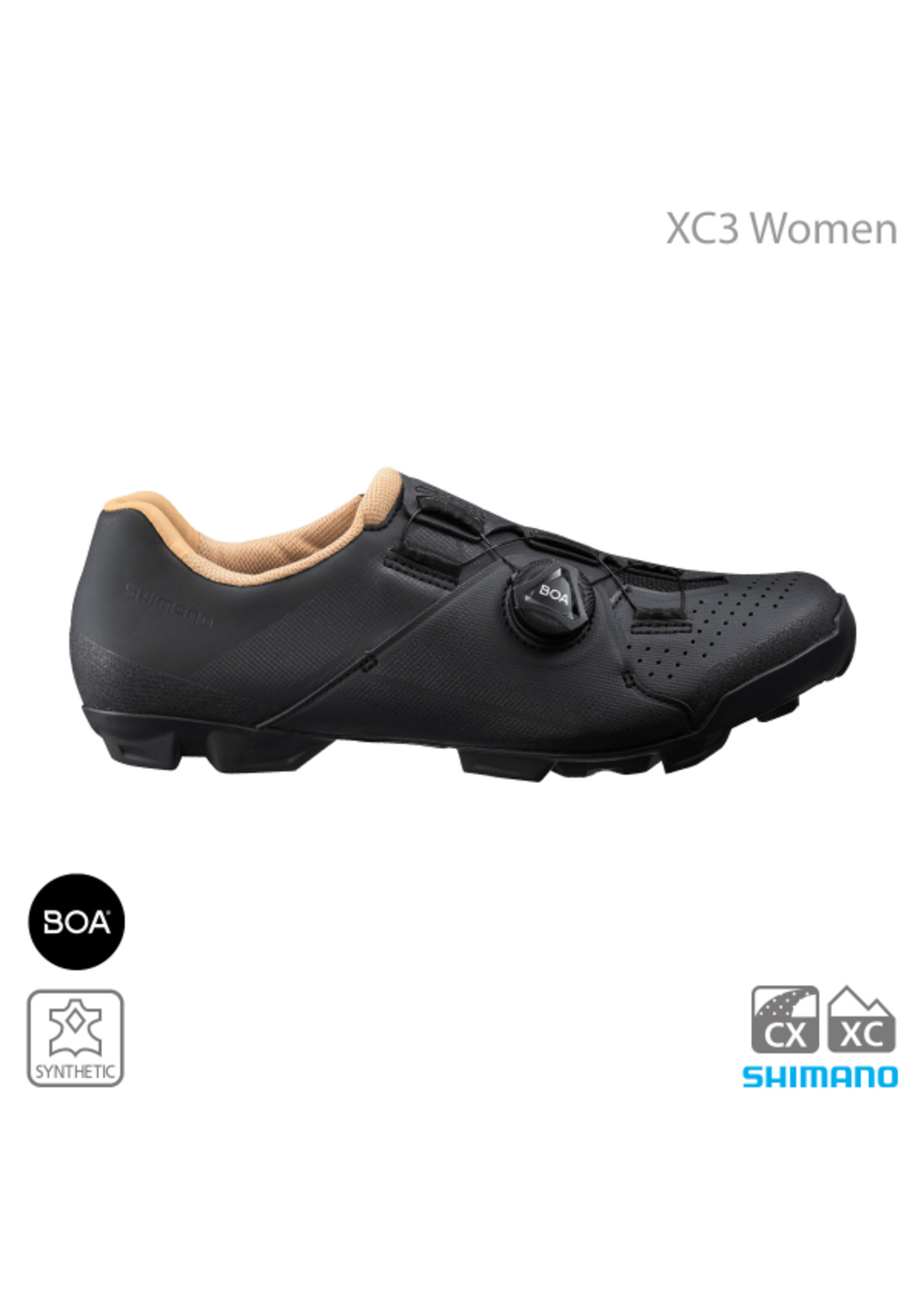 Shimano SHIMANO SH XC300W Ladies MTB XC CX Shoes Black
