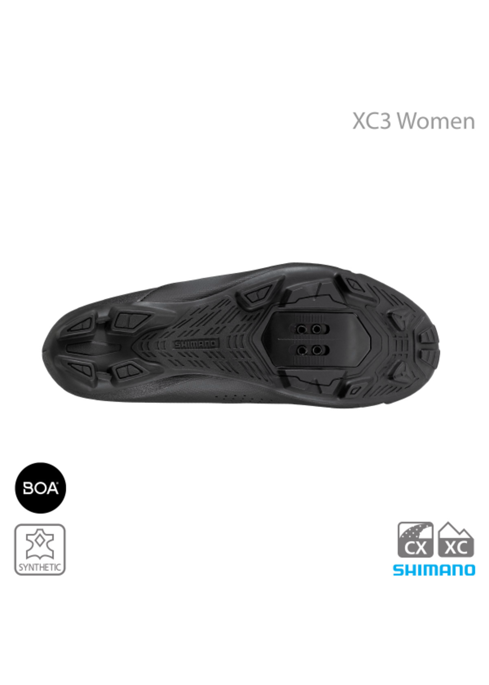 Shimano SHIMANO SH-XC300W Ladies MTB XC/CX Shoes Black