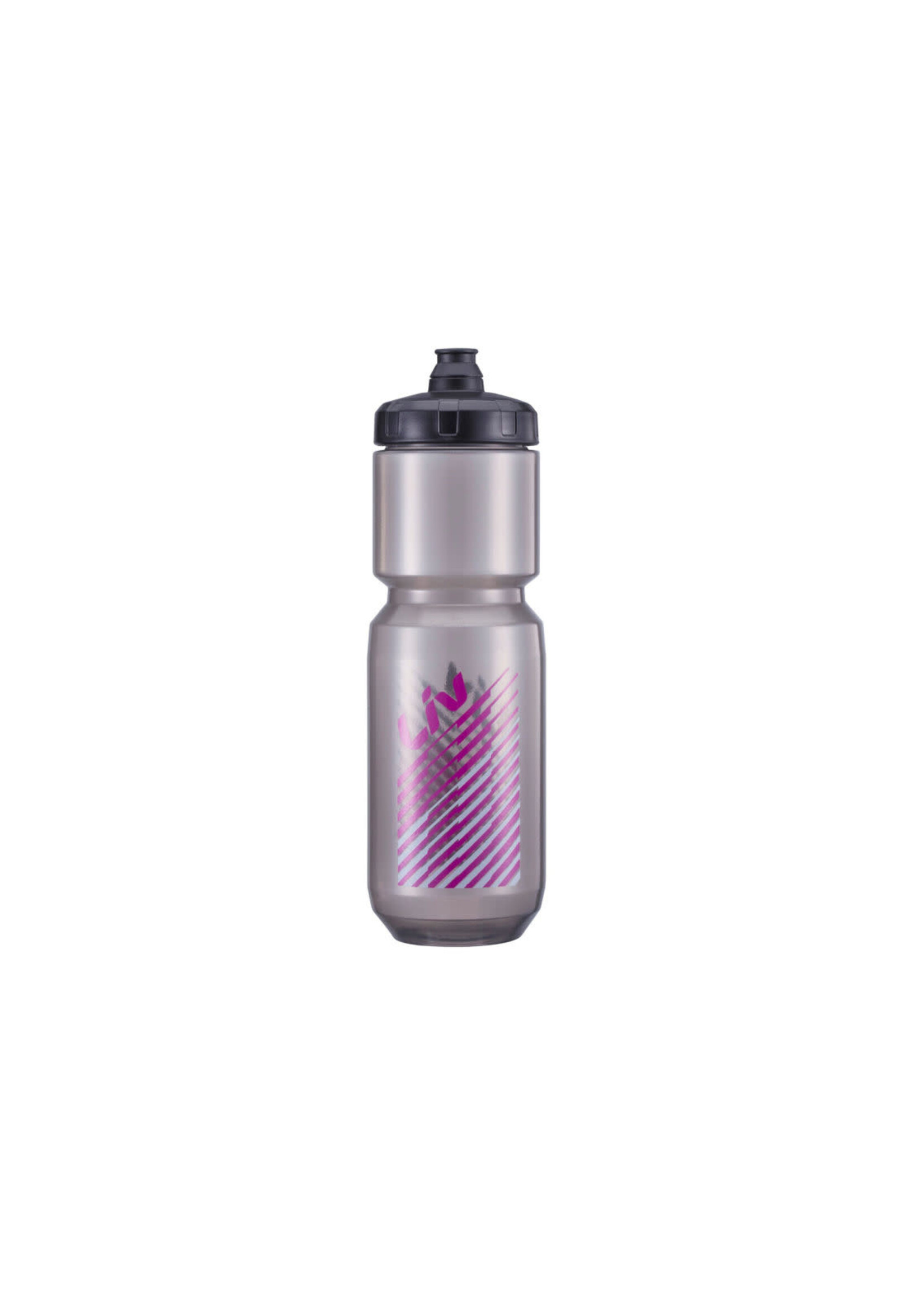 LIV LIV PourFast Water Bottle Transparent/Pink