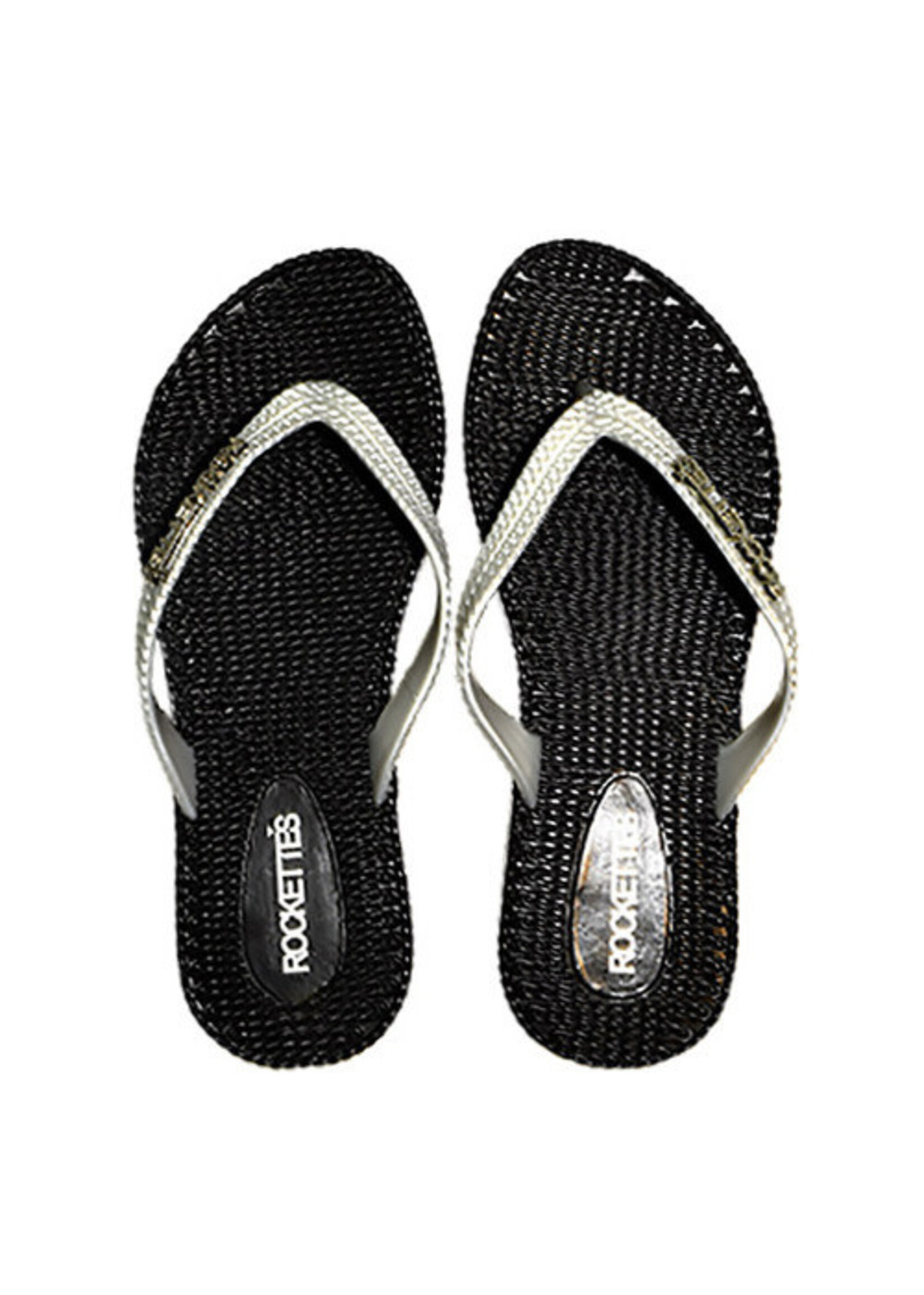 Rocko's ROCKOS Rockettes Platinum Weave Thongs