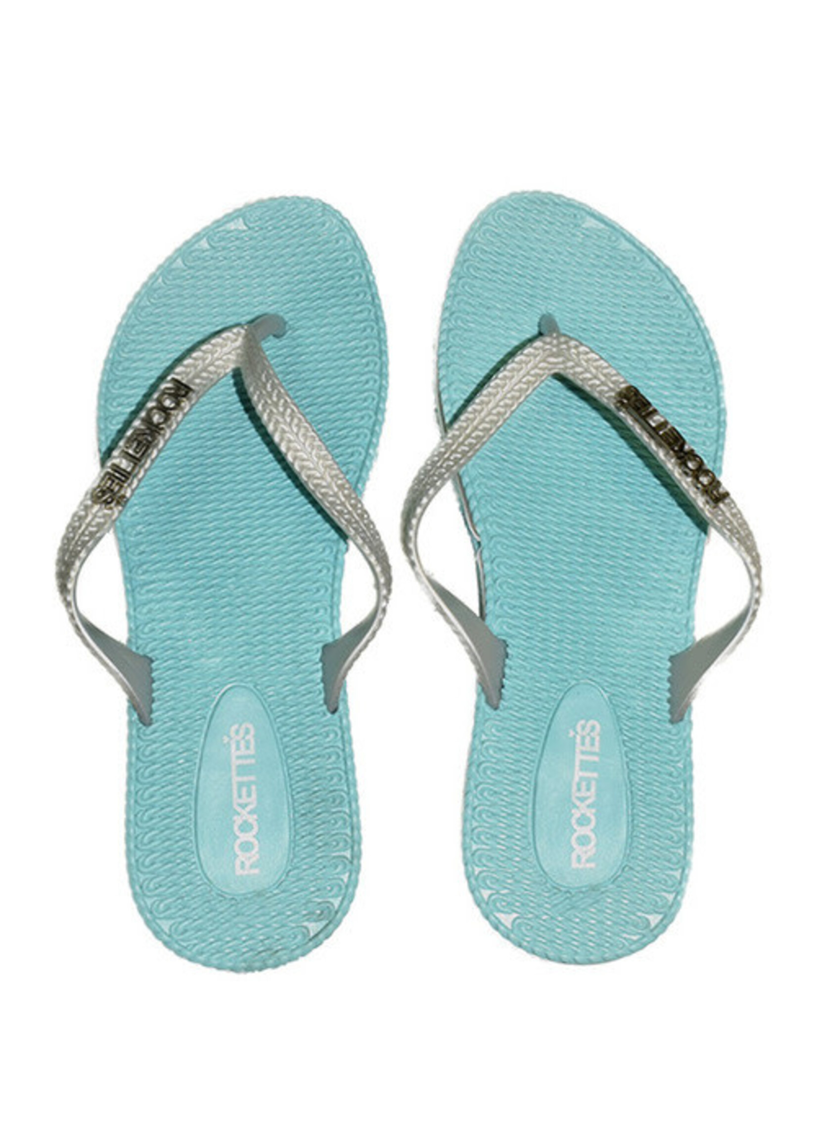 Rocko's ROCKOS Rockettes Platinum Weave Thongs