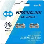 KMC KMC Chain Link 6,7,8 Speed chains, silver 2pk