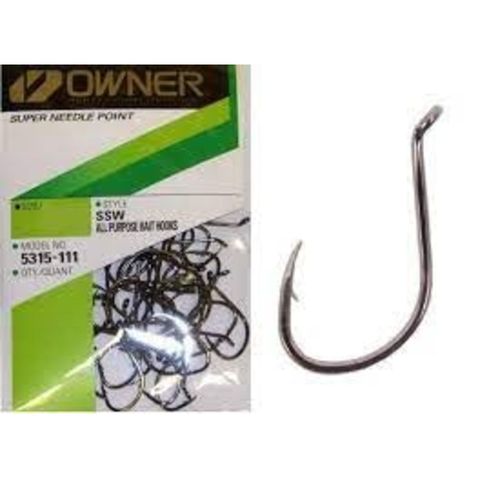 Owner OWNER SSW All Purpose Bait Hook Black Chrome