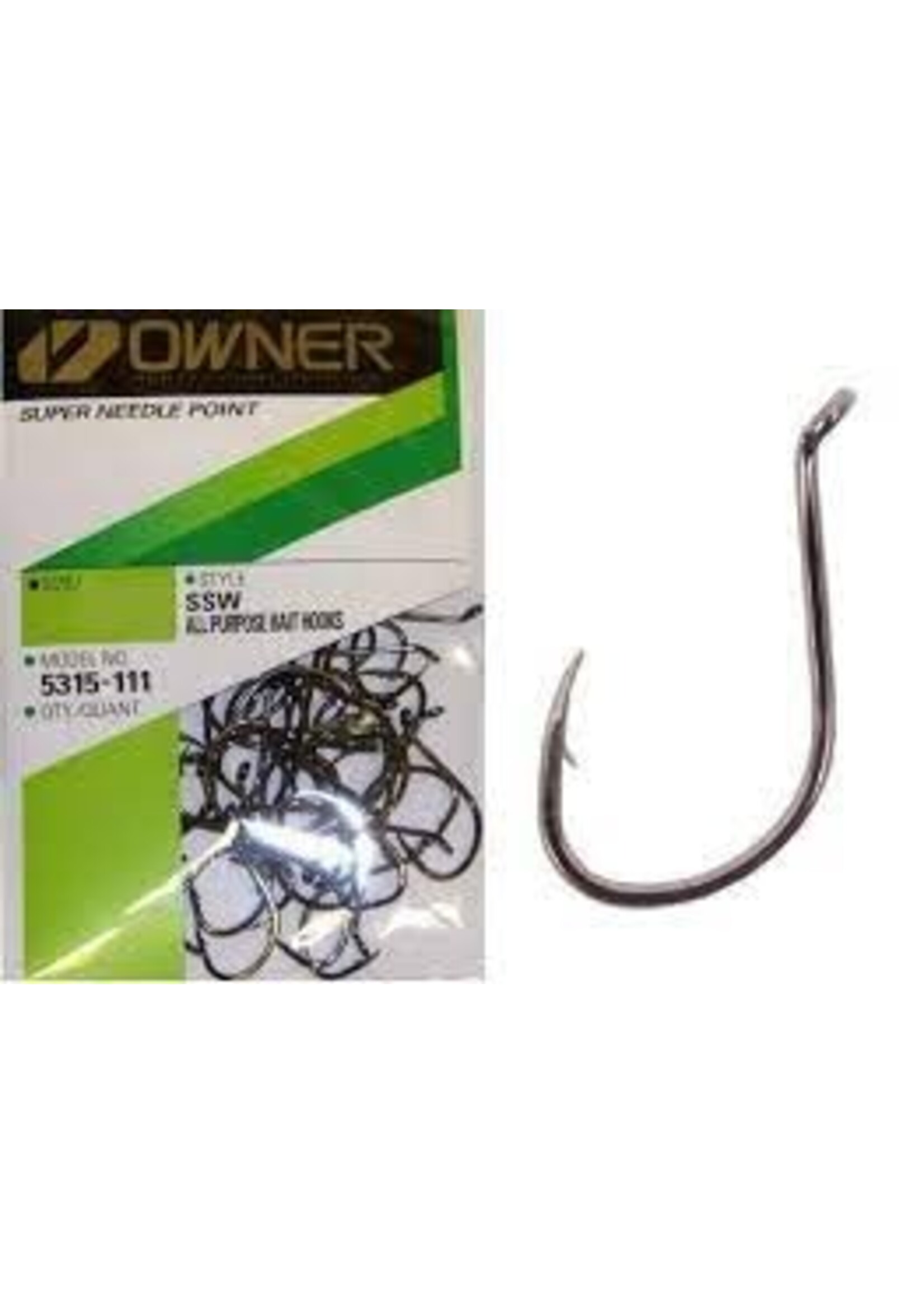 Owner OWNER SSW All Purpose Bait Hook Black Chrome