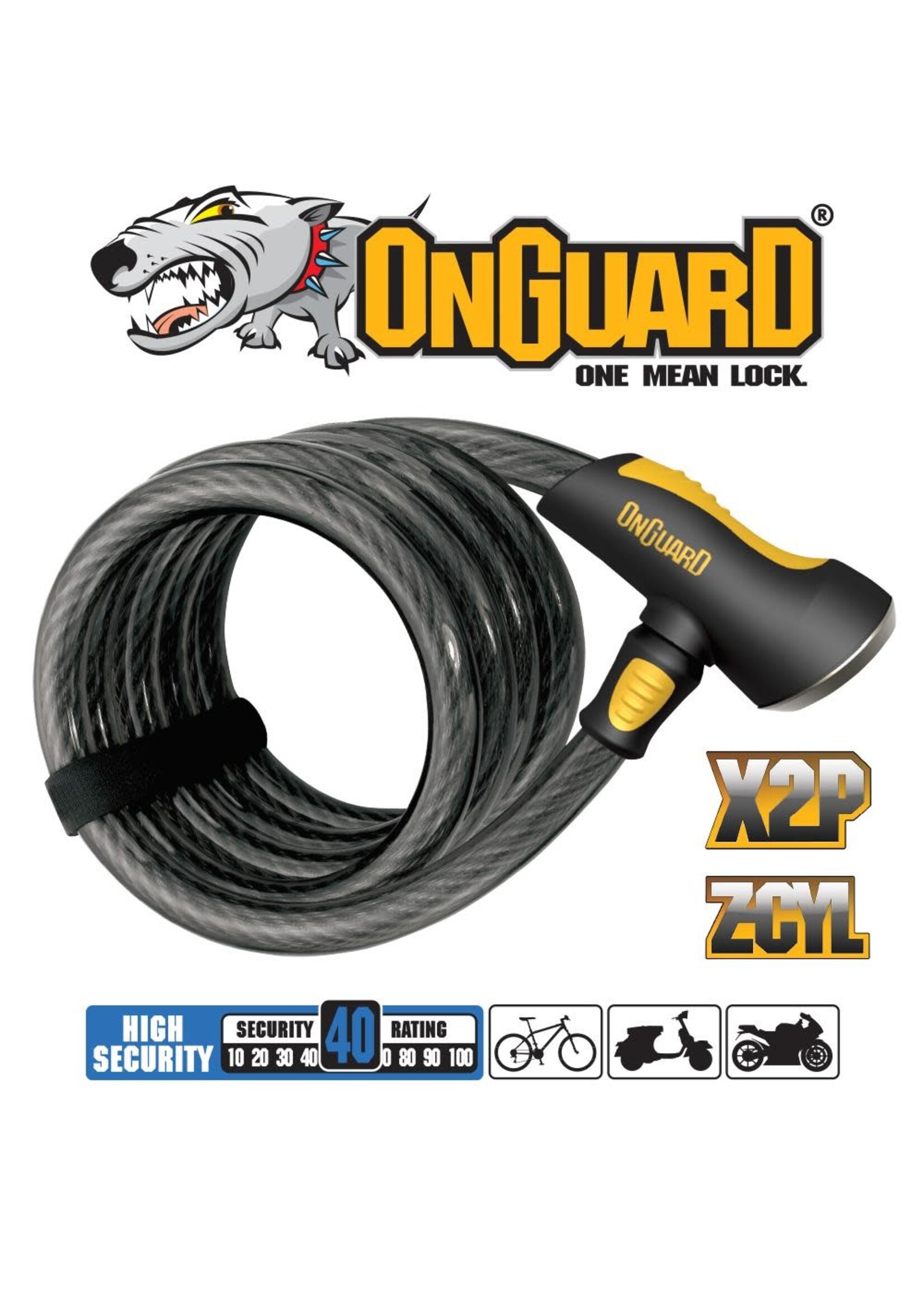 OnGuard ON GUARD Doberman Bike Locks