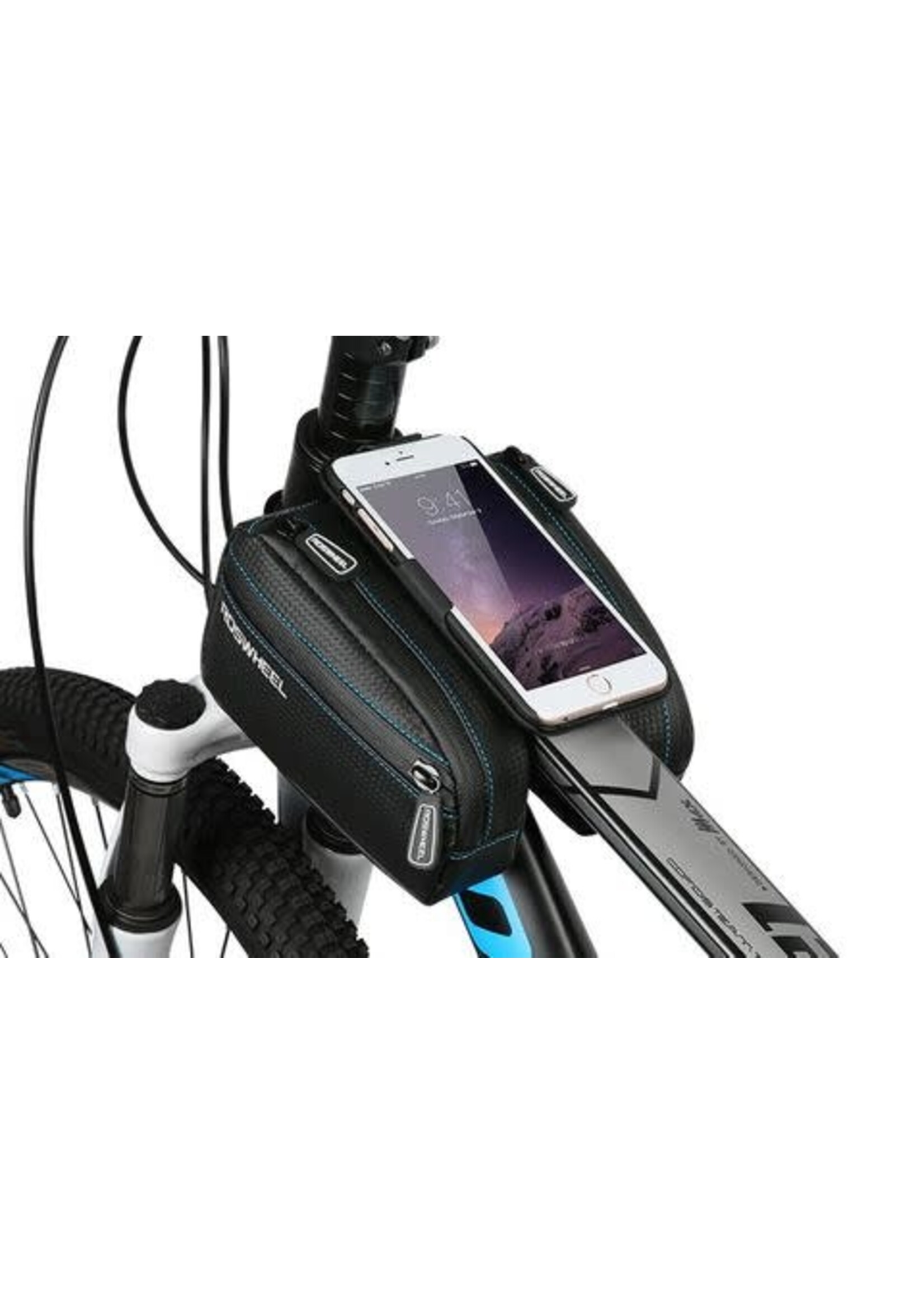 Roswheel ROSWHEEL Top Bar Double Bag with Silicon Phone Holder