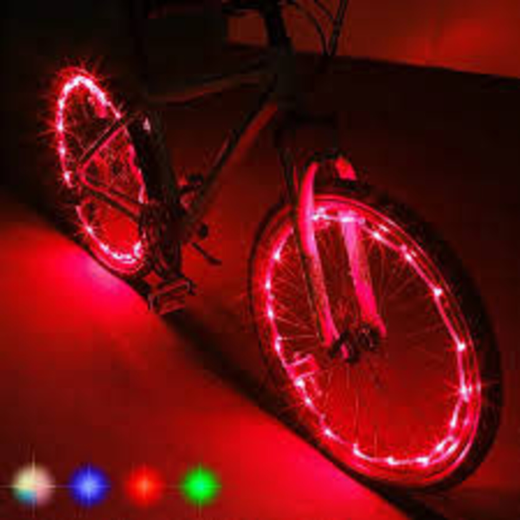 PK Cycles LED Ultra Bright Waterproof Wheel Lights