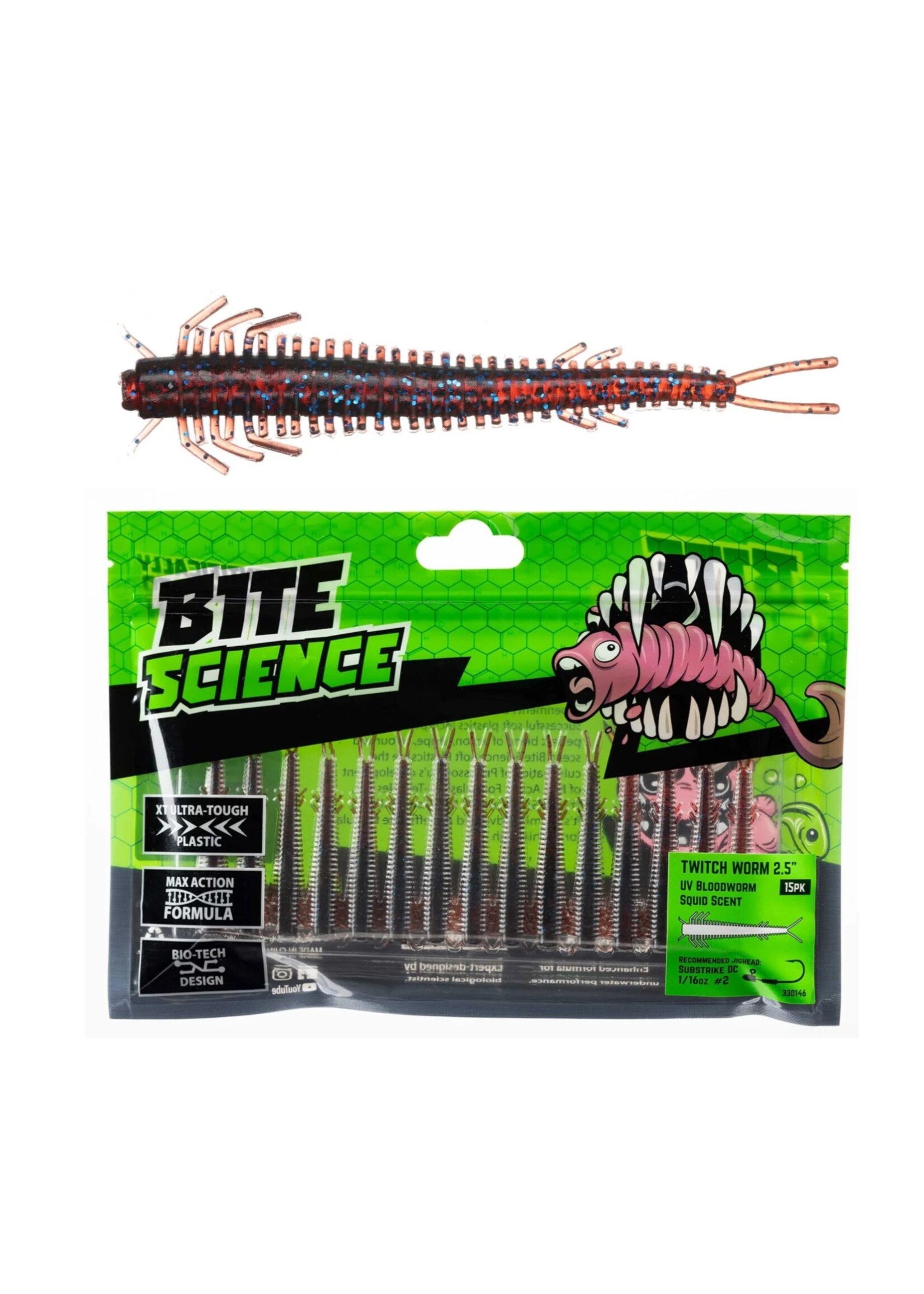 Bite Science BITE SCIENCE Twitch Worm 2.5"