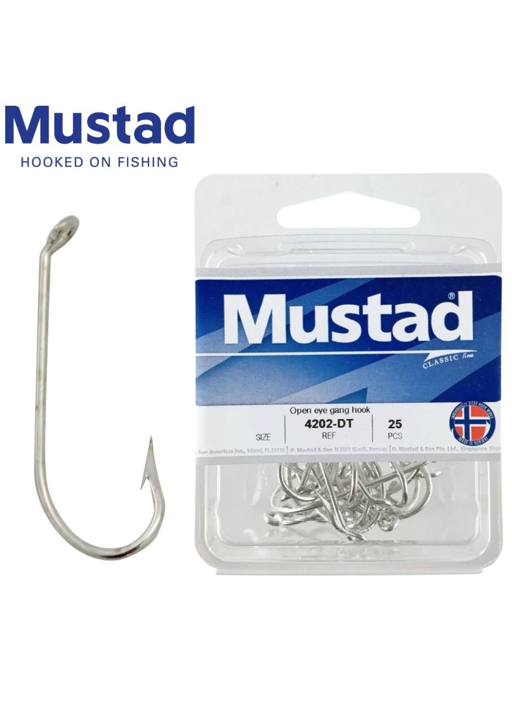 Mustad MUSTAD Open Eye Gang Hooks