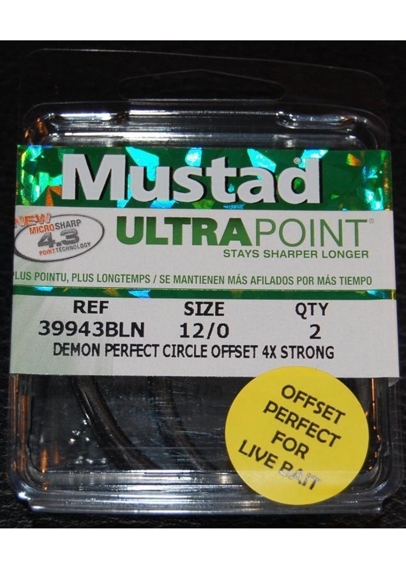 Mustad MUSTAD Ultra Point Hook 12/0