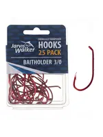 Jarvis Walker JARVIS WALKER Hooks 25pk Red