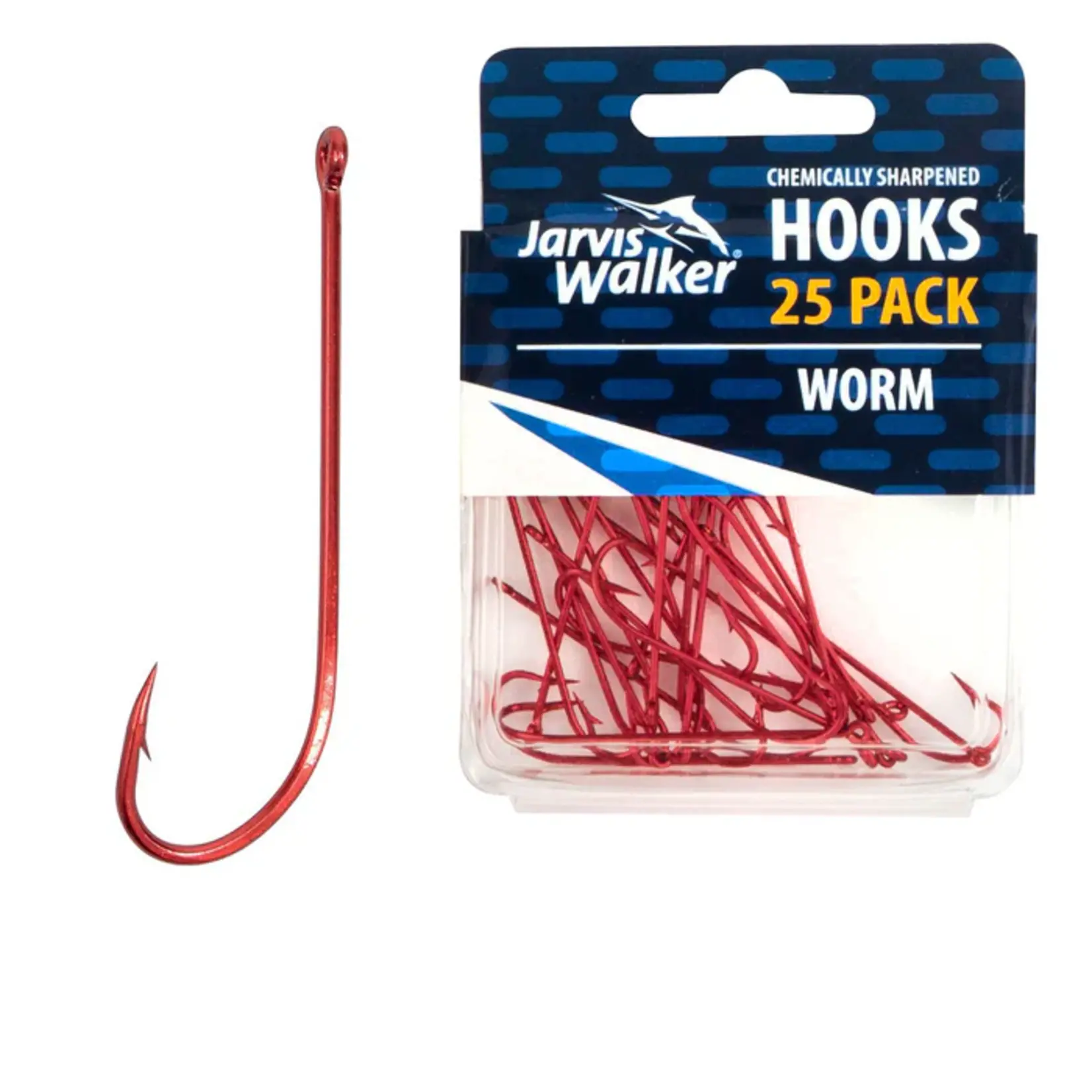 Jarvis Walker JARVIS WALKER Hooks 25pk Red