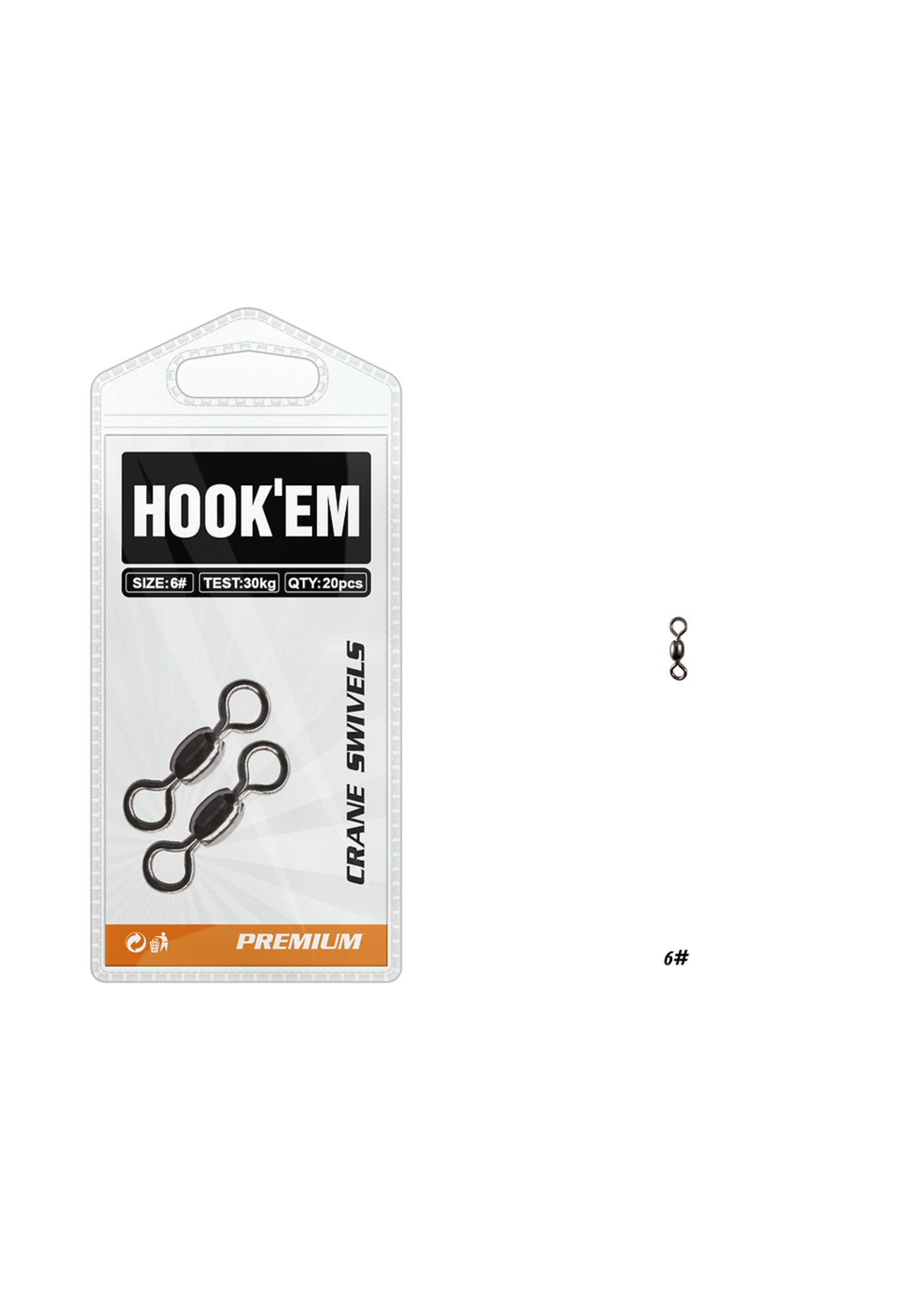 HookEm HOOK'EM Crane Swivel