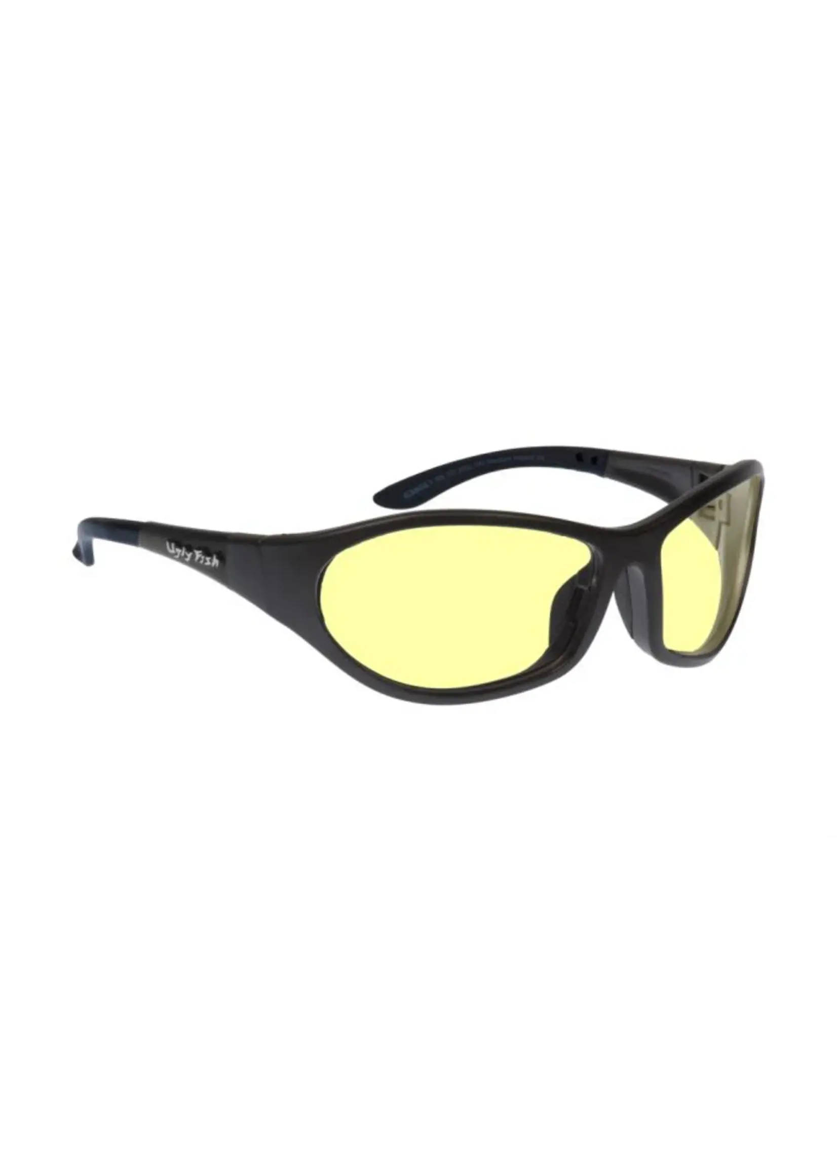 Ugly Fish UGLY FISH Ultimate Sunglasses Matt Black Frame/Yellow,Clear,Smoke Lenses
