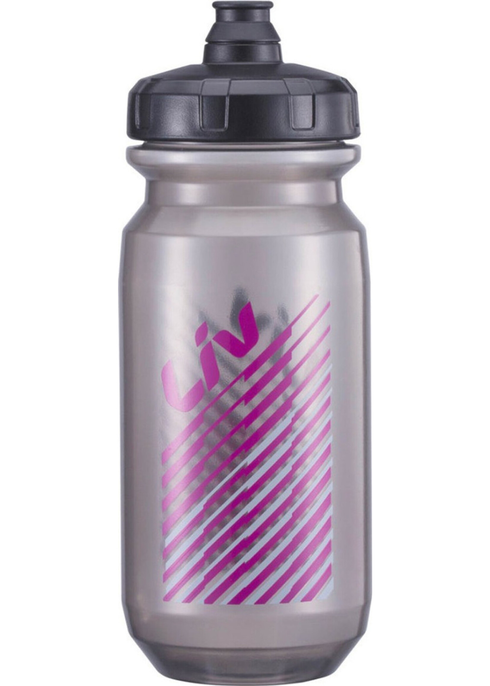 LIV LIV Doublespring 600cc Bottle Transparent Black/Pink
