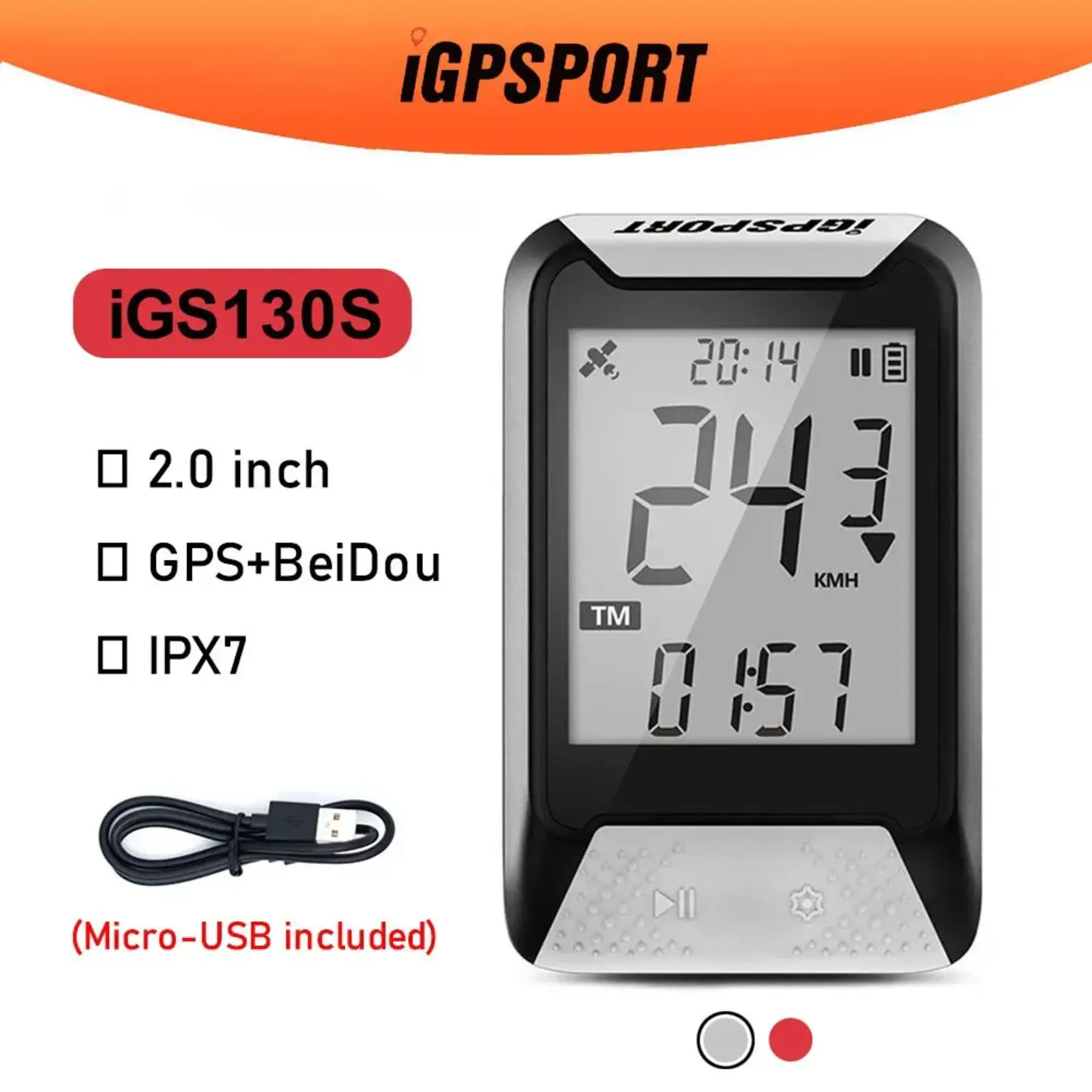 iGPSPORT iGPSPORT Cycling Computer iGS130S