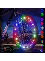 PK Cycles LED Ultra Bright Waterproof Wheel Lights