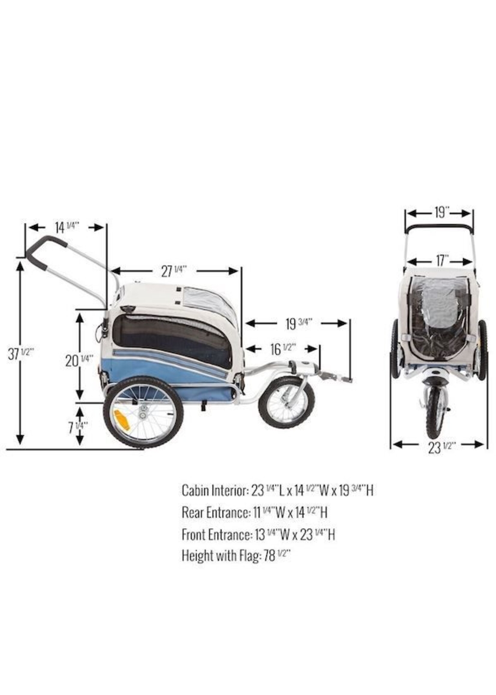 BPW BPW Pet Trailer/Jogger 3 in 1