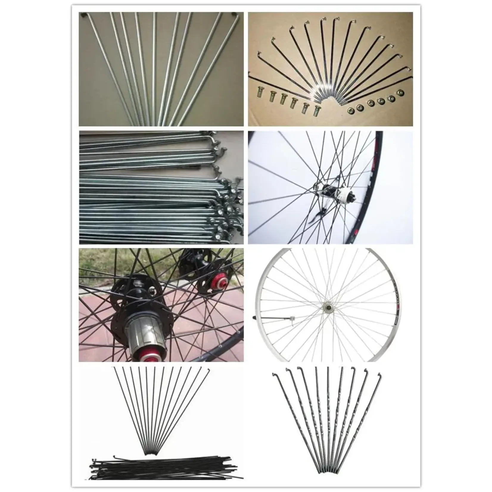 PK Cycles PK CYCLES Spokes Assorted Sizes/Colours