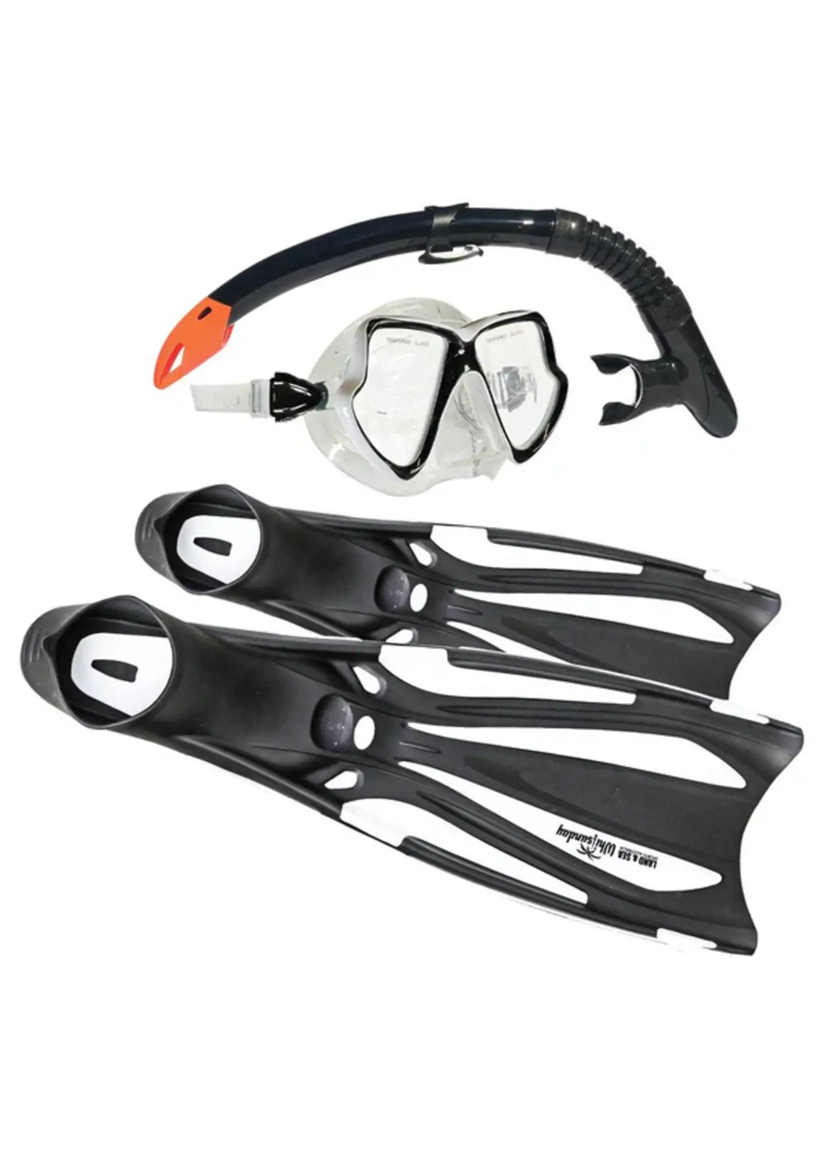 Land and Sea LAND & SEA Whitsunday Silicone Snorkeling Set