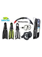 Land and Sea LAND & SEA Whitsunday Silicone Snorkeling Set