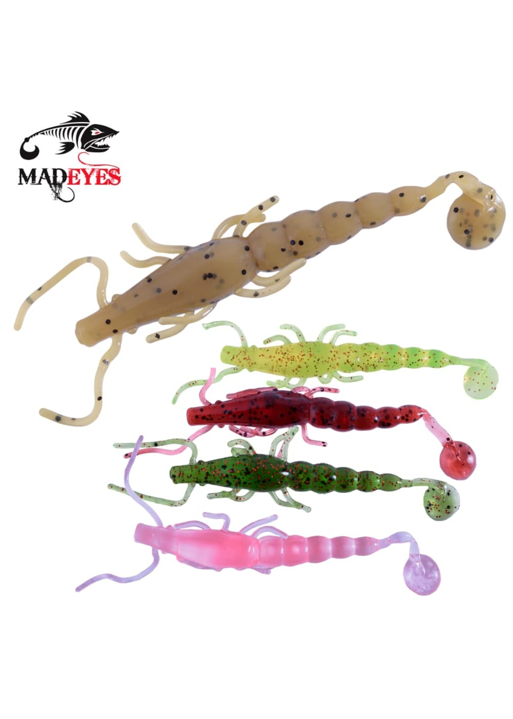 Madeye MADEYE Soft Plastic Paddle Prawn