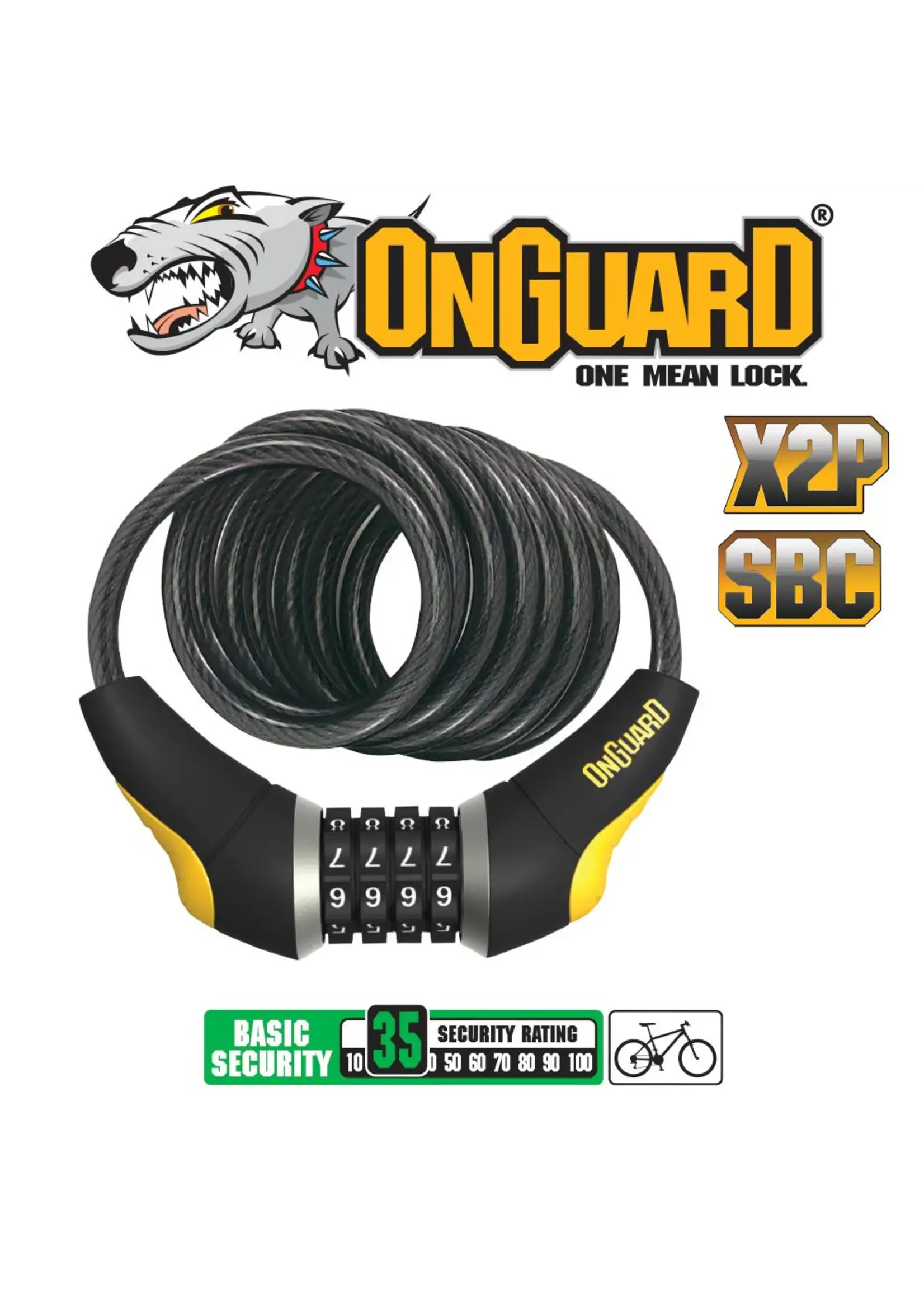 OnGuard ON GUARD Doberman Bike Locks